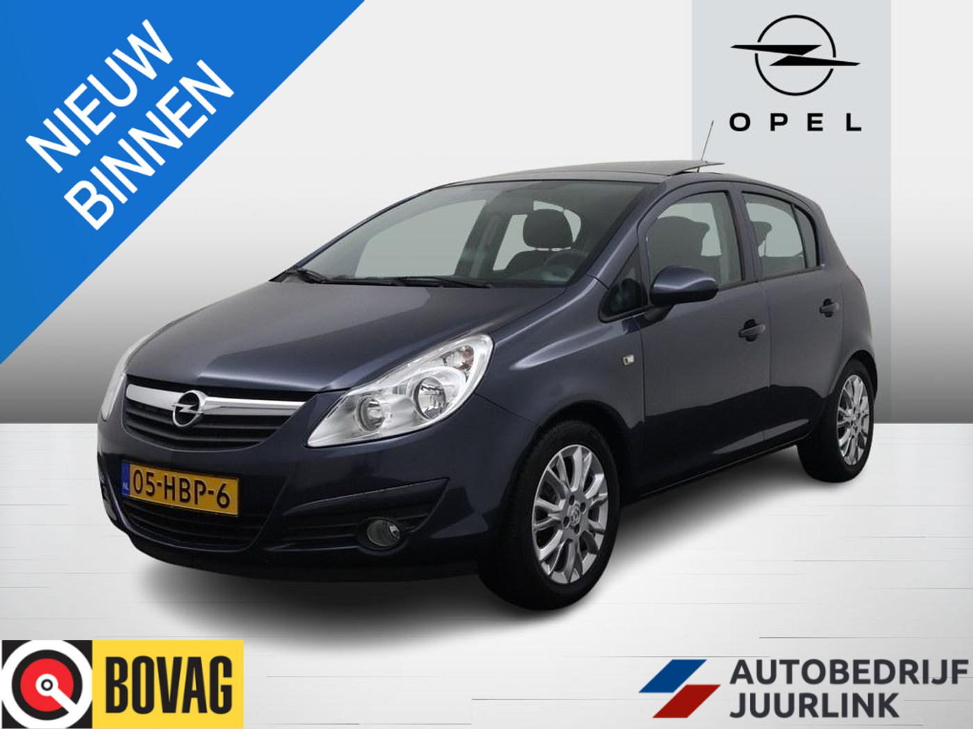 Opel Corsa 1.4-16V 1e eigenaar  Pano/Lmv/Airco dealeronderh. 2008 - voorkant