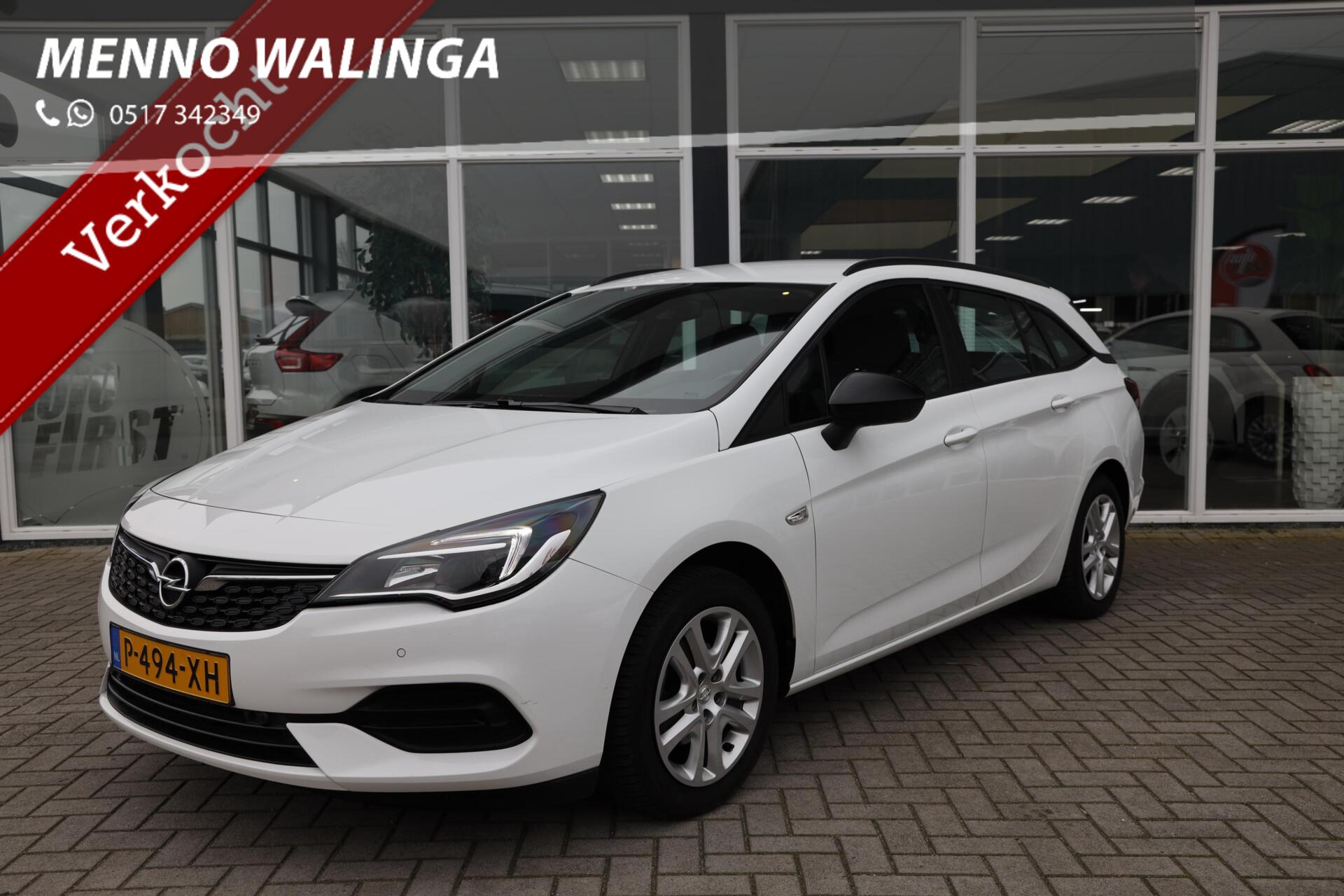 Opel Astra Sports Tourer 1.2 Edition|Trekhaak|PDC|Apple carplay/android auto|Cruise| 2022 - voorkant