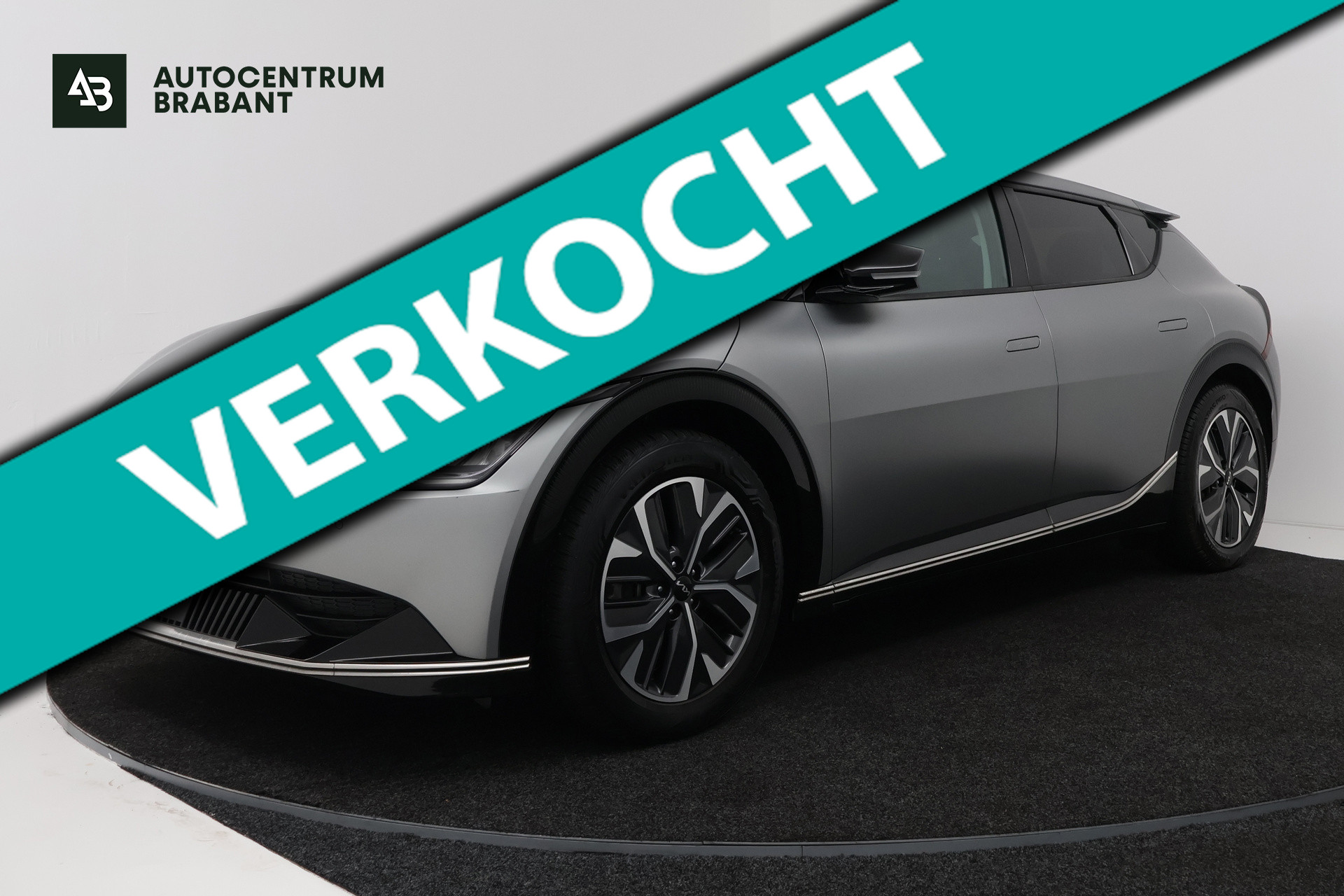 Kia Ev6 Plus 77.4 kWh (SOH 100%, TREKHAAK, CAMERA, STOELVENTILATIE, MERIDIAN AUDIO, STUUR-/STOELVERWARMING, 1e EIGENAAR) 2022 - voorkant