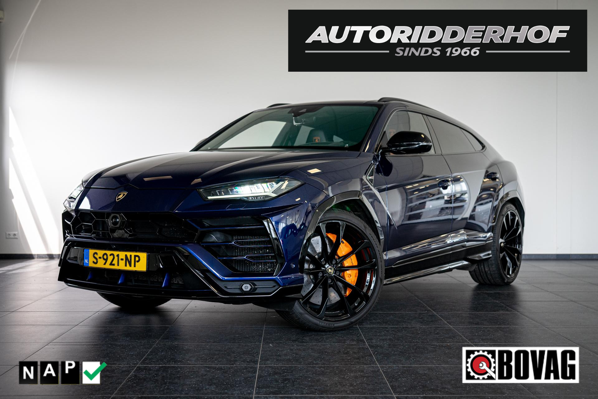 Lamborghini Urus 4.0 V8 | Akra | 23 Inch | Pano | B&O | HUD 2020 - voorkant