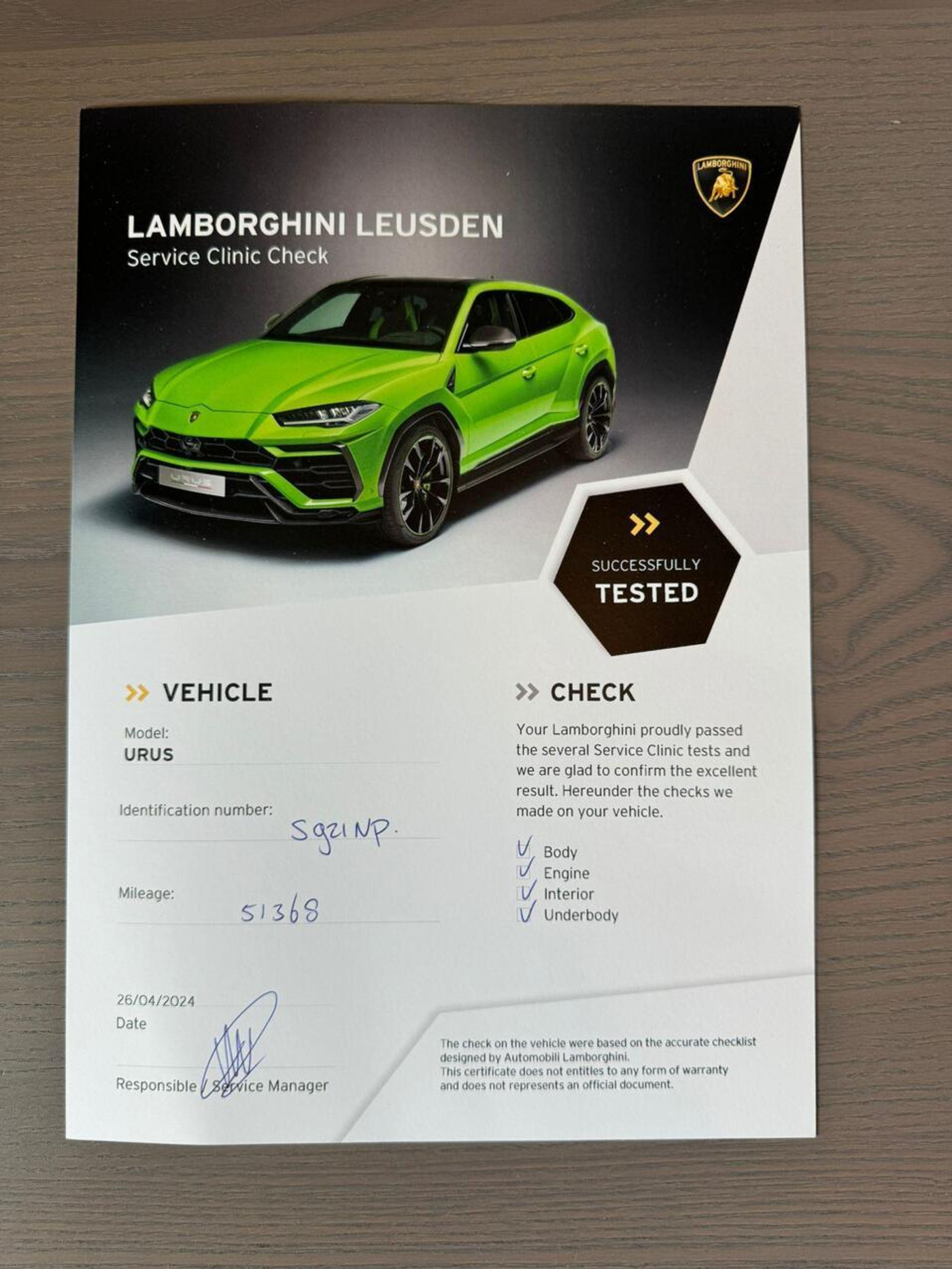 Foto van Lamborghini Urus