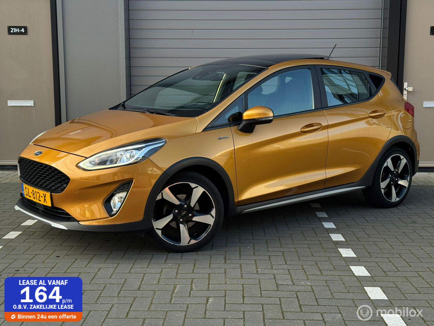 Ford Fiesta 1.0 Active / ACC / Lane / Pano / Led / Uniek / 2018 - voorkant