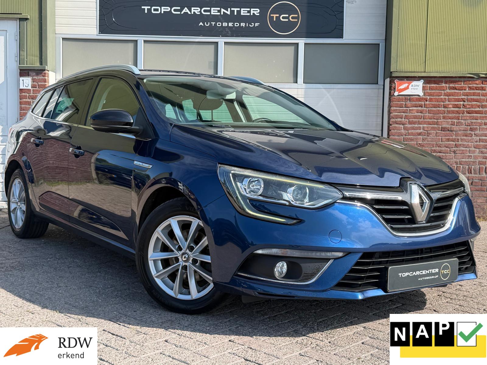 Renault Megane 1.2 TCe Limit/TREKH/PARKS/NAVI/APK/NAP 2018 - voorkant