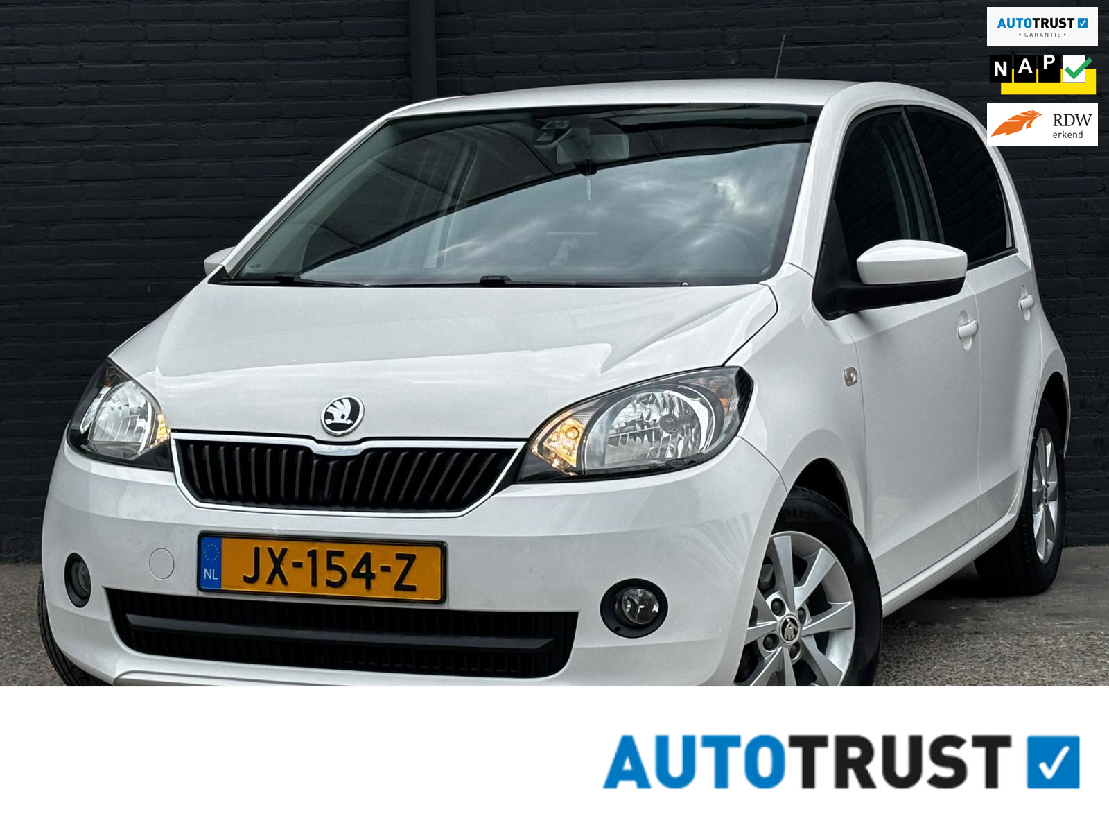 Skoda Citigo 1.0 Greentech Fresh AIRCO | NAVI | ELEK RAMEN | CRUISE | NWE APK 2016 - voorkant