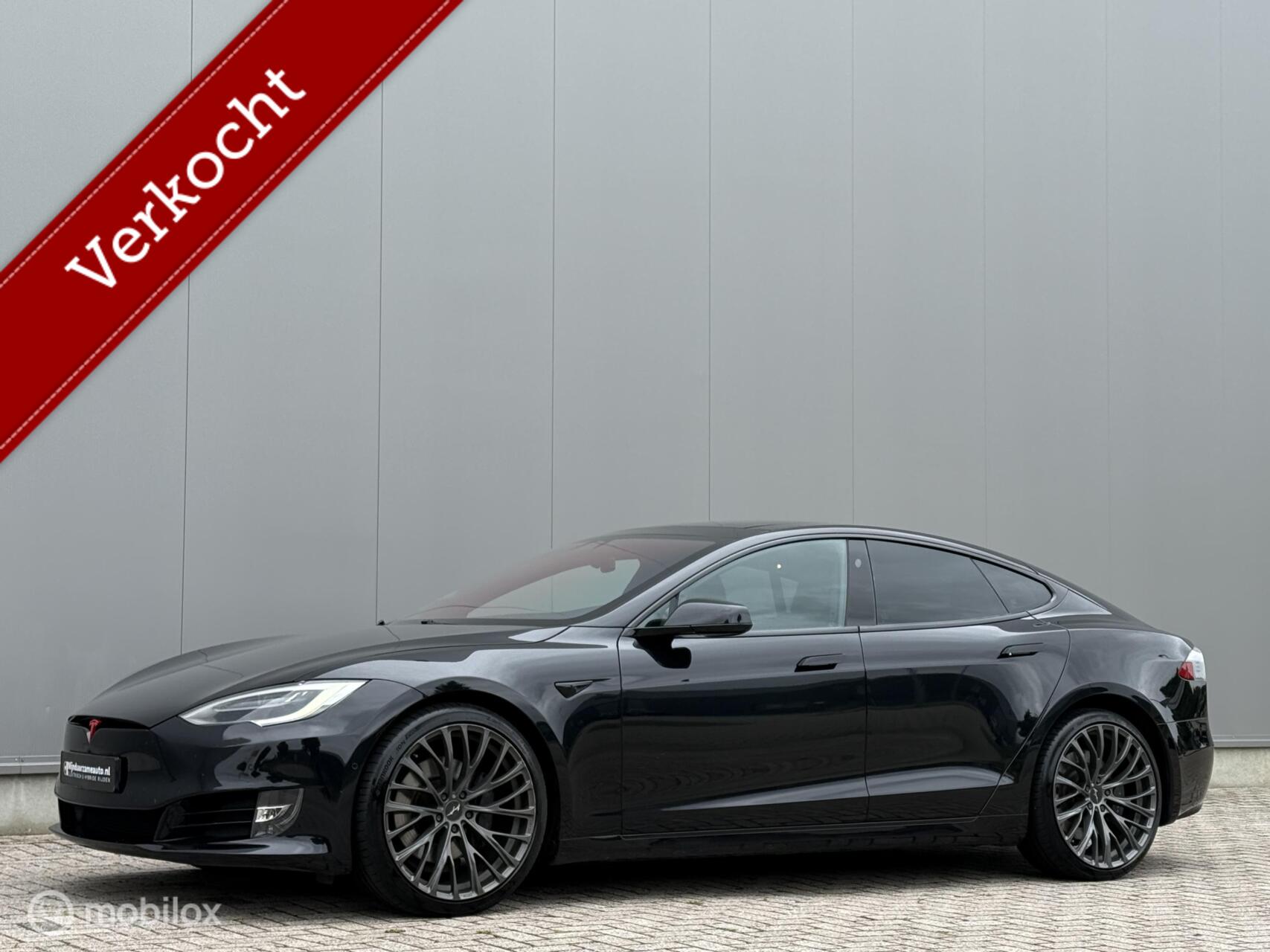 Tesla Model S 100D, SOH 88 %, Blackline, Netjes , FSD, Vol 2018 - voorkant
