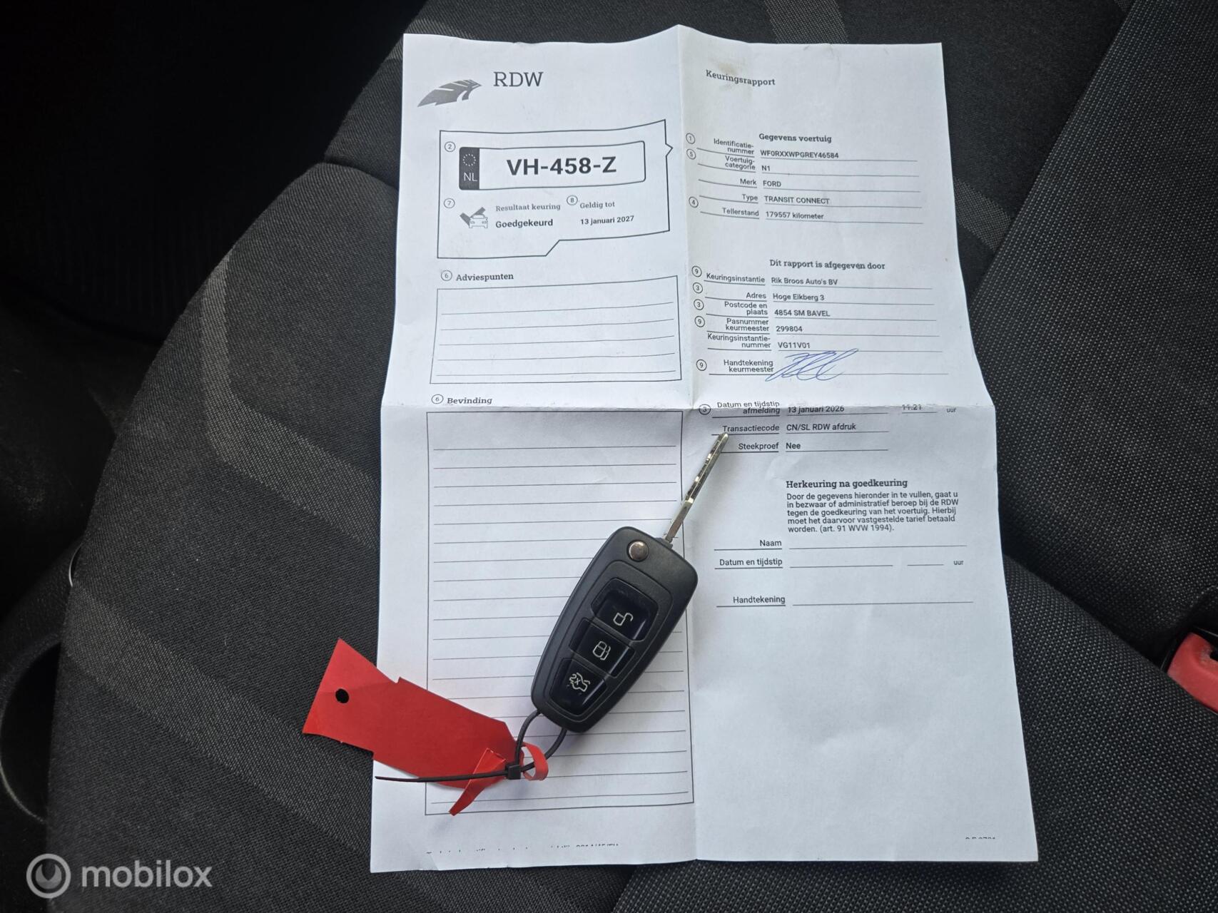Foto van Ford Transit Connect