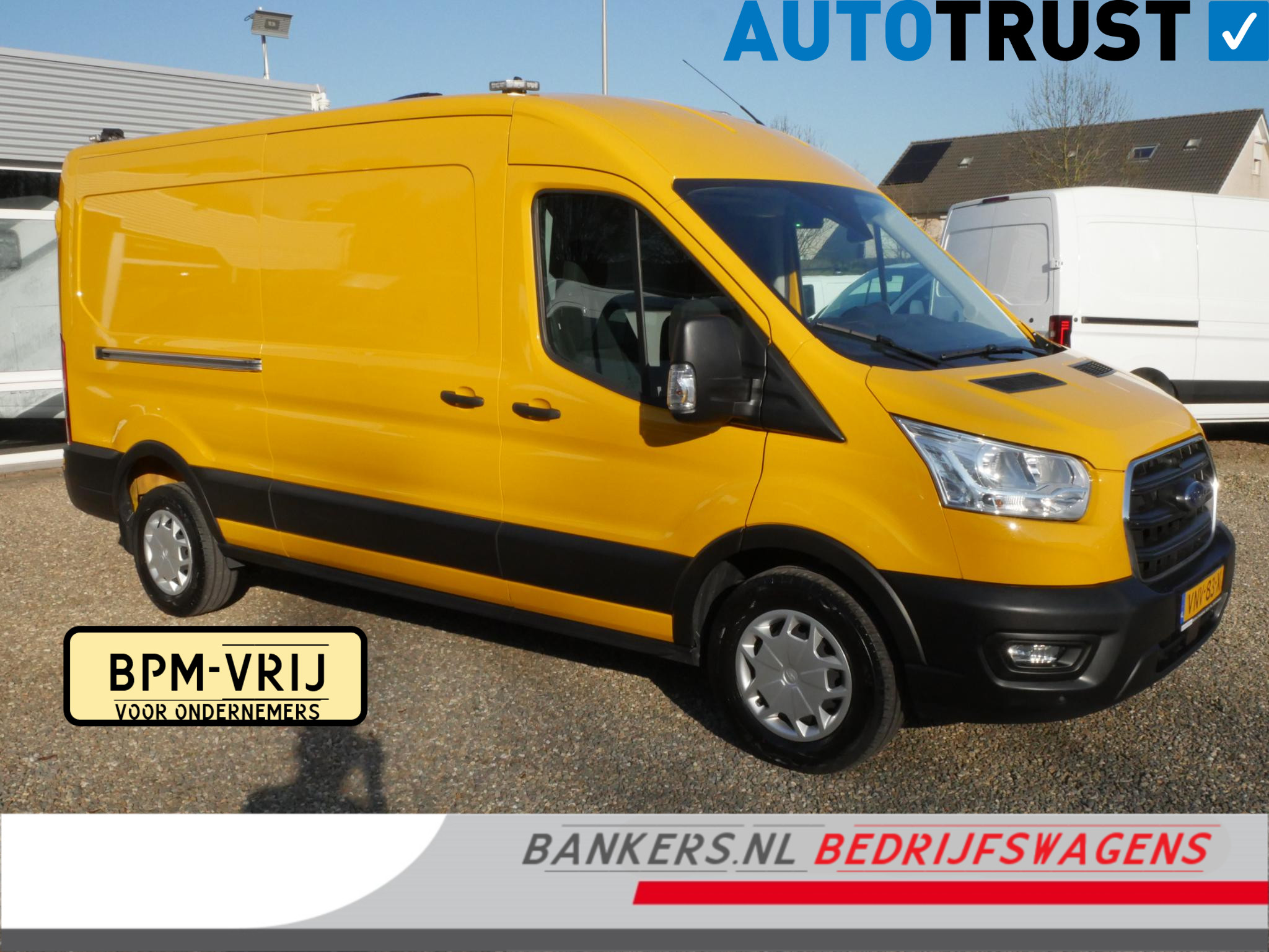 Ford Transit 2.0 TDCI 130PK, L3H2, Airco 2022 - voorkant