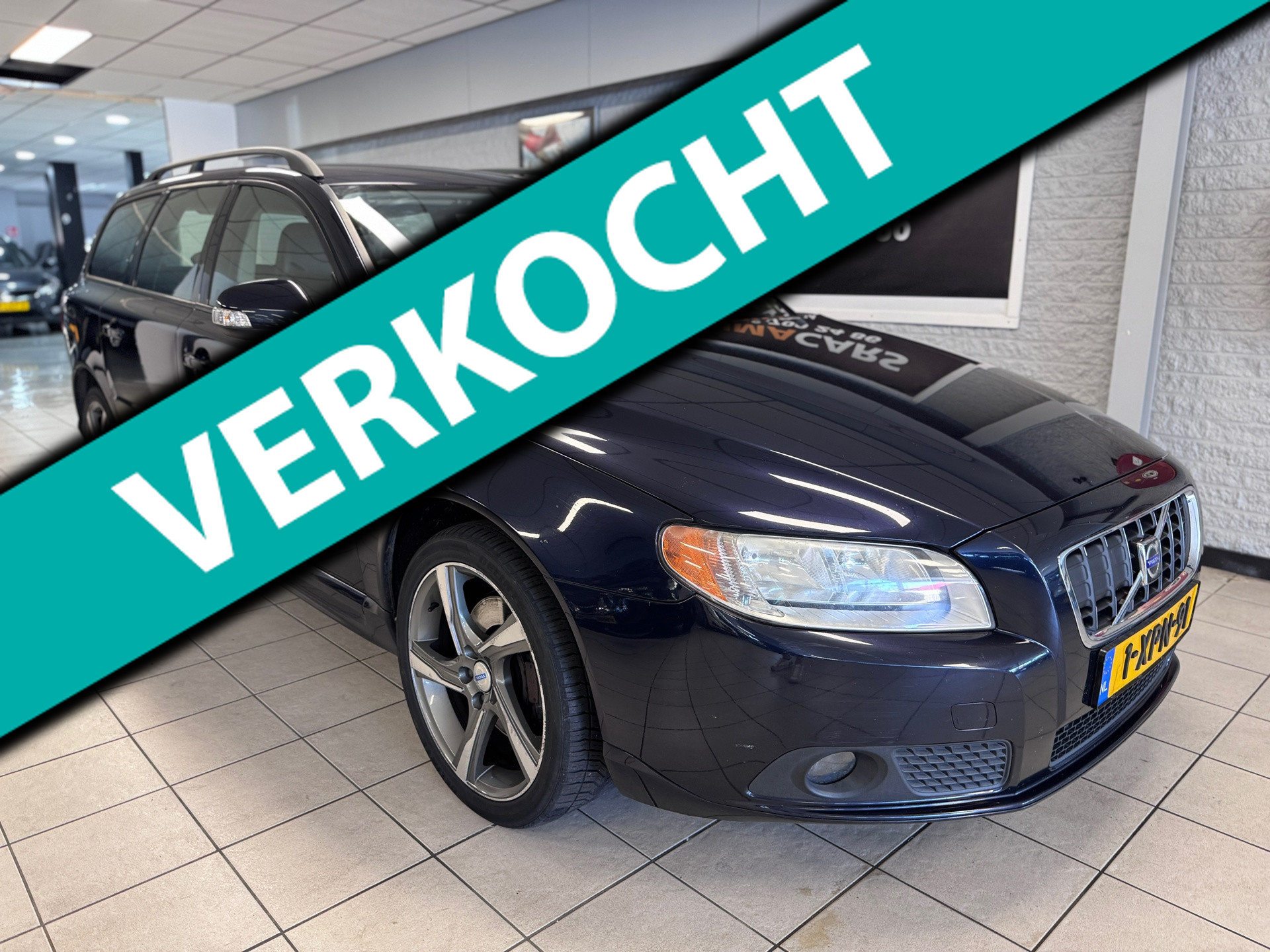 Volvo V70 2.4 D5 Summum | Volle opties | 185pk | Leder | 2009 - voorkant