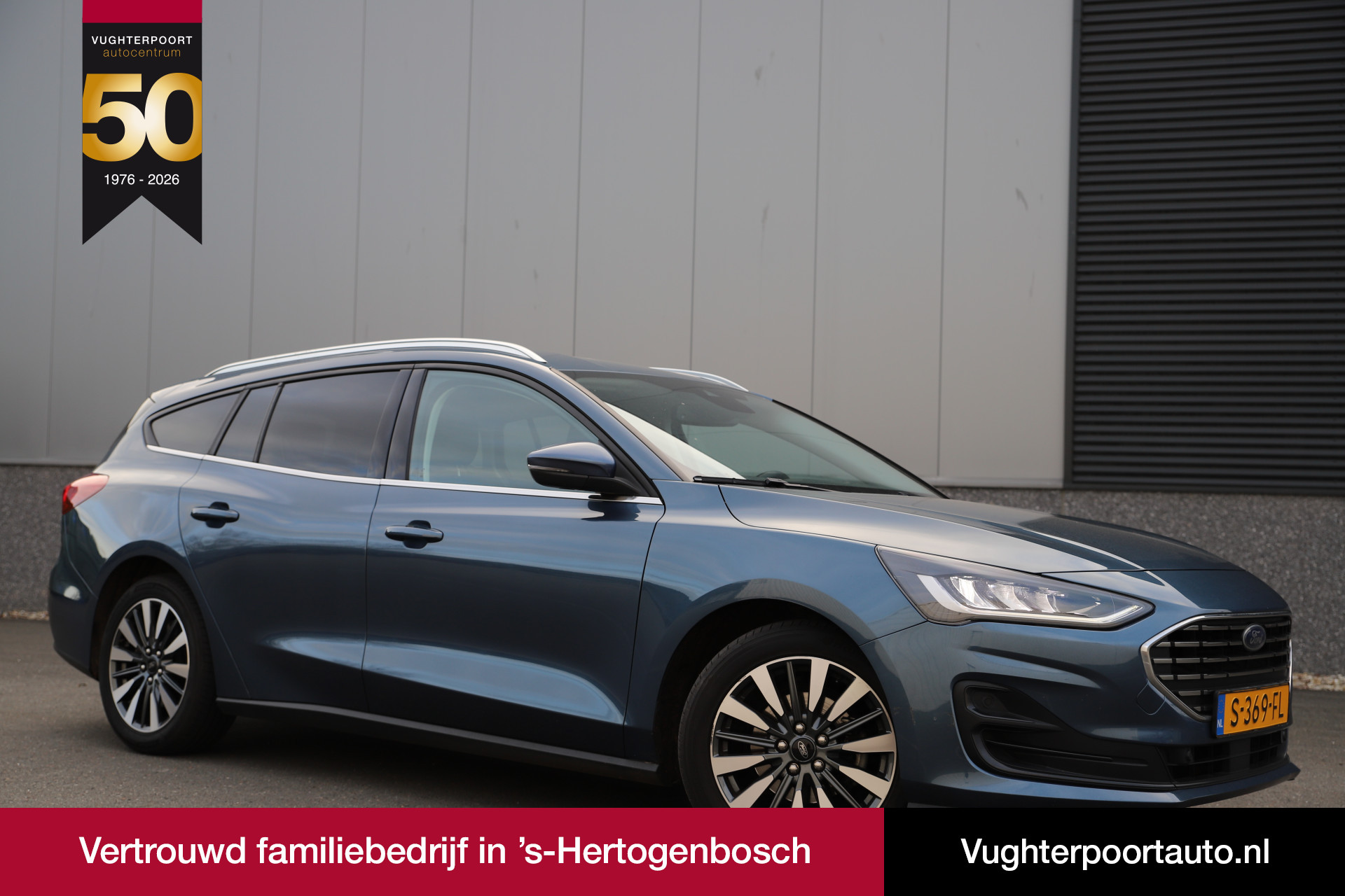 Ford Focus 155pk EcoBoost Hybrid/Titanium-X /B&O/Adaptive/Matrix/Virtual/Trekh. 2023 - voorkant