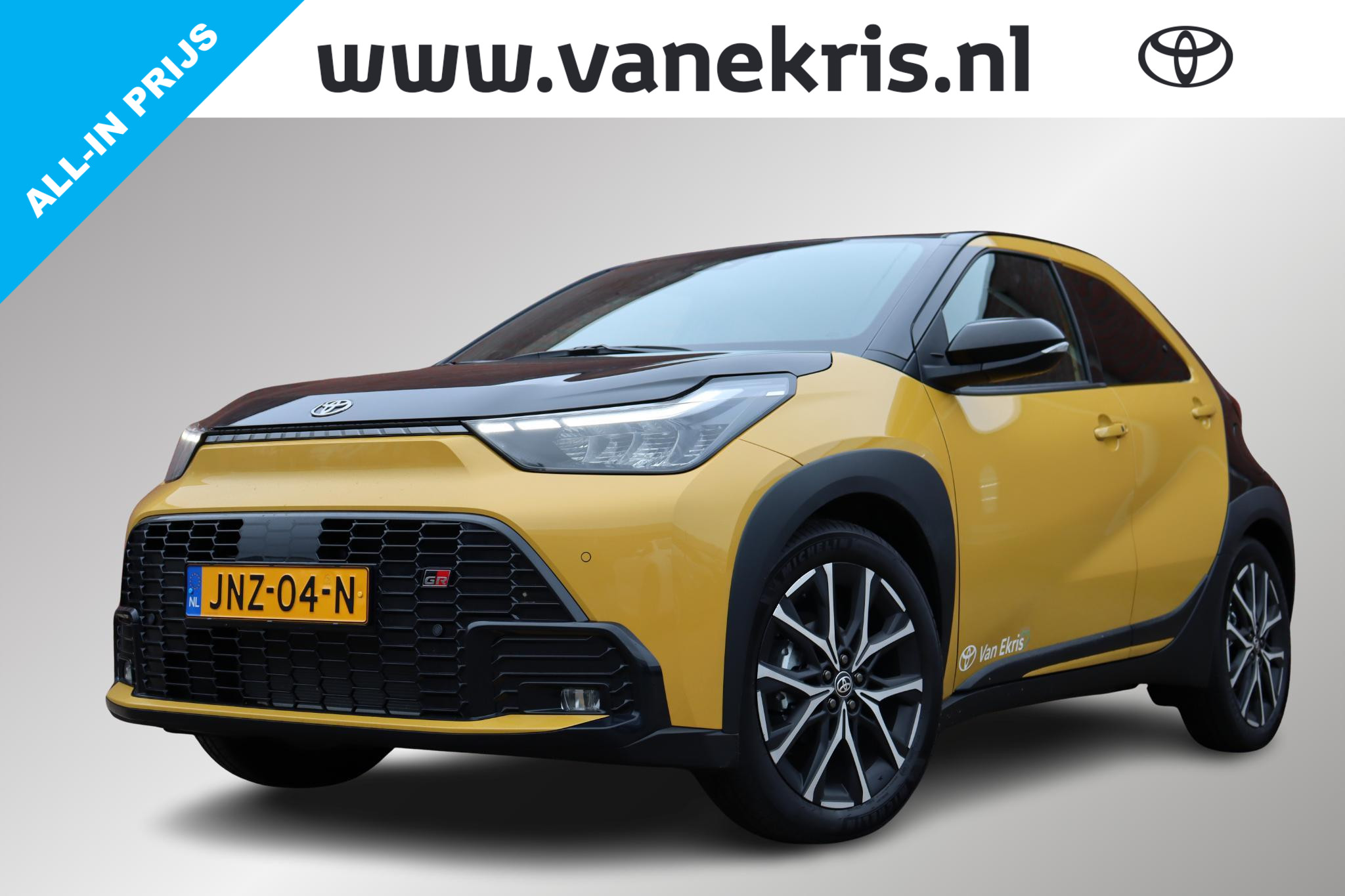 Toyota Toyota Aygo X Hybrid 115 GR Sport, Keyless entry, JBL, 2025 - voorkant