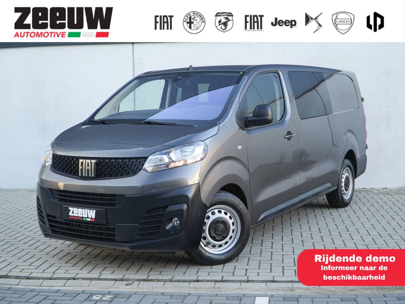 Fiat Scudo 2.0 MultiJet L3H1 DC 145PK | Automaat | 6zits | Camera | Navi | 2024 - voorkant