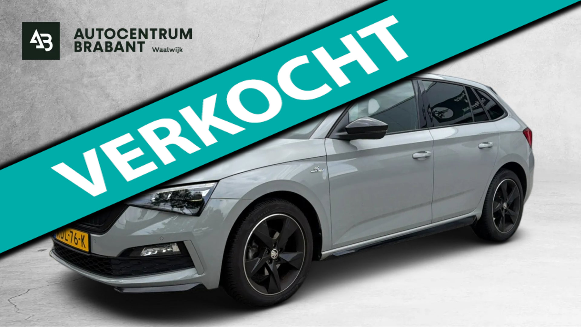 Skoda Scala 1.5 TSI Monte Carlo (Goed OnH, Panorama, Carplay, Stoelv, PDC V+A, Climate Con, Navi, Lane Assit, Etc) 2021 - voorkant