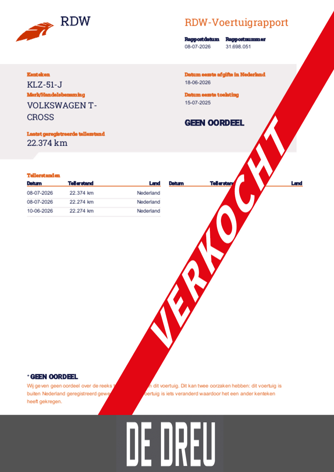 Foto van Volkswagen T-cross