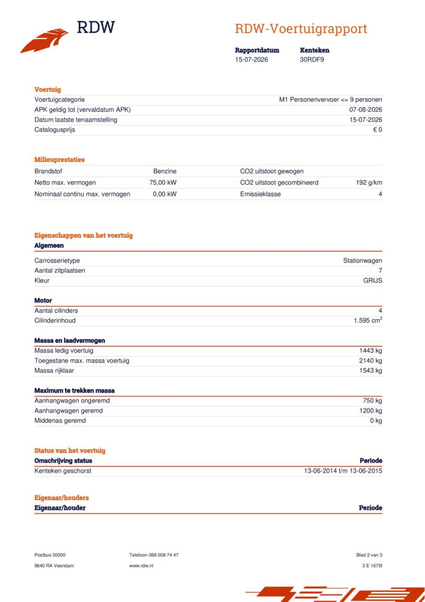 Foto van Volkswagen Touran