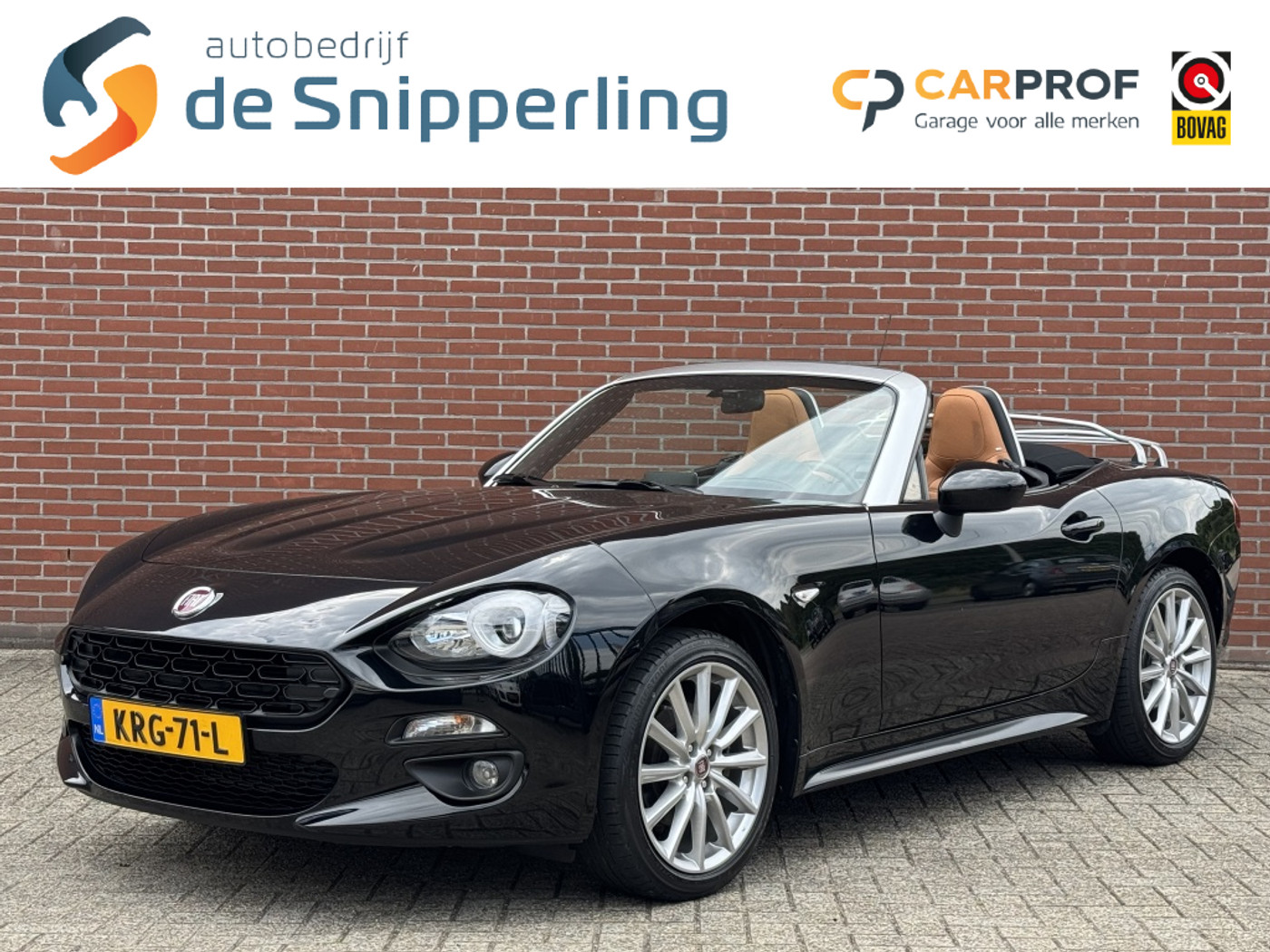 Fiat Fiat 124 Spider 1.4 M-Air T Lusso NAV CRUISE CAMERA BOSE PDC DAB LMV 2017 - voorkant