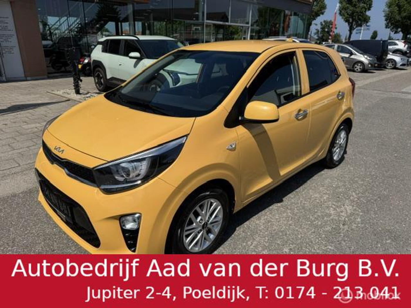 Kia Picanto 1.0 DPi Dynamic Edition - Stoel & Stuurverwarming, Navigatie via Carplay, Camera achter, Airco, Electr ramen en spiegels, Deurvergr. met afst.diening, Priveglas, Velgen 2023 - voorkant