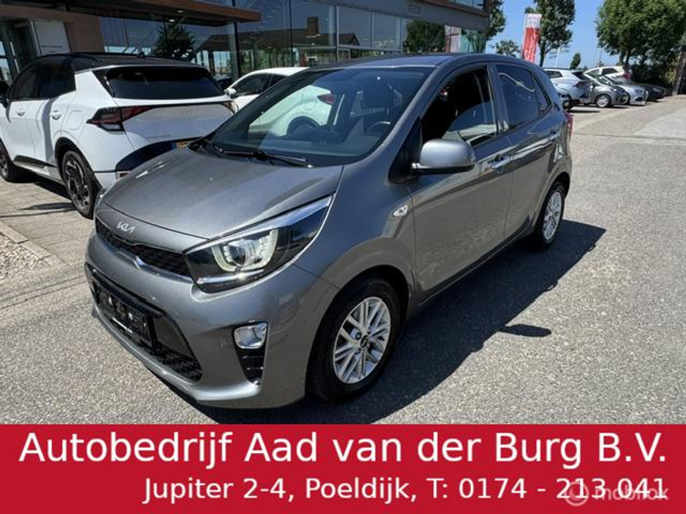 Kia Picanto 1.0 Dynamic Edition - Stoel & Stuurverwarming, Navigatie via Carplay, Camera achter, Airco, Electr - ramen en spiegels, Deurvergr. met afst.diening, Priveglas, Sport Velgen 2023 - voorkant