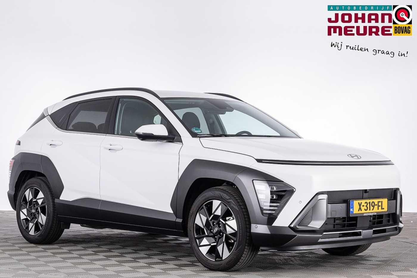 Hyundai Kona 1.6 GDI HEV Premium | LEDER ✅ 1e Eigenaar 2023 - voorkant
