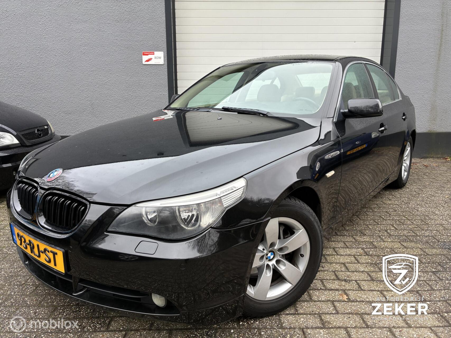 BMW 5er Reihe 520i Executive /AUTOMAAT/NIEUWE APK/TOP ONDERH/ 2005 - voorkant