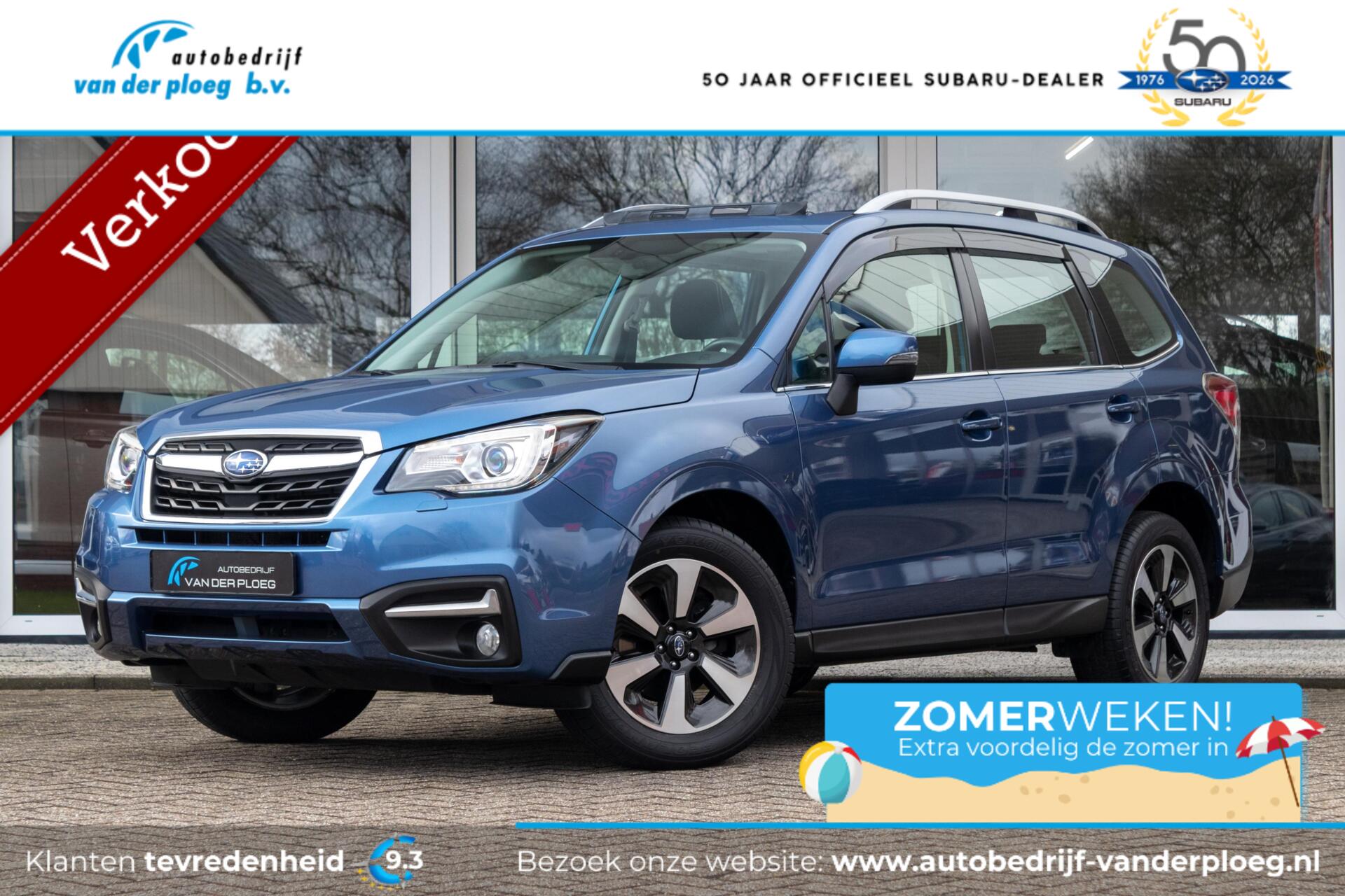 Subaru Forester 2.0 CVT Luxury | Trekhaak | Panoramadak | BI-LED | 2017 - voorkant