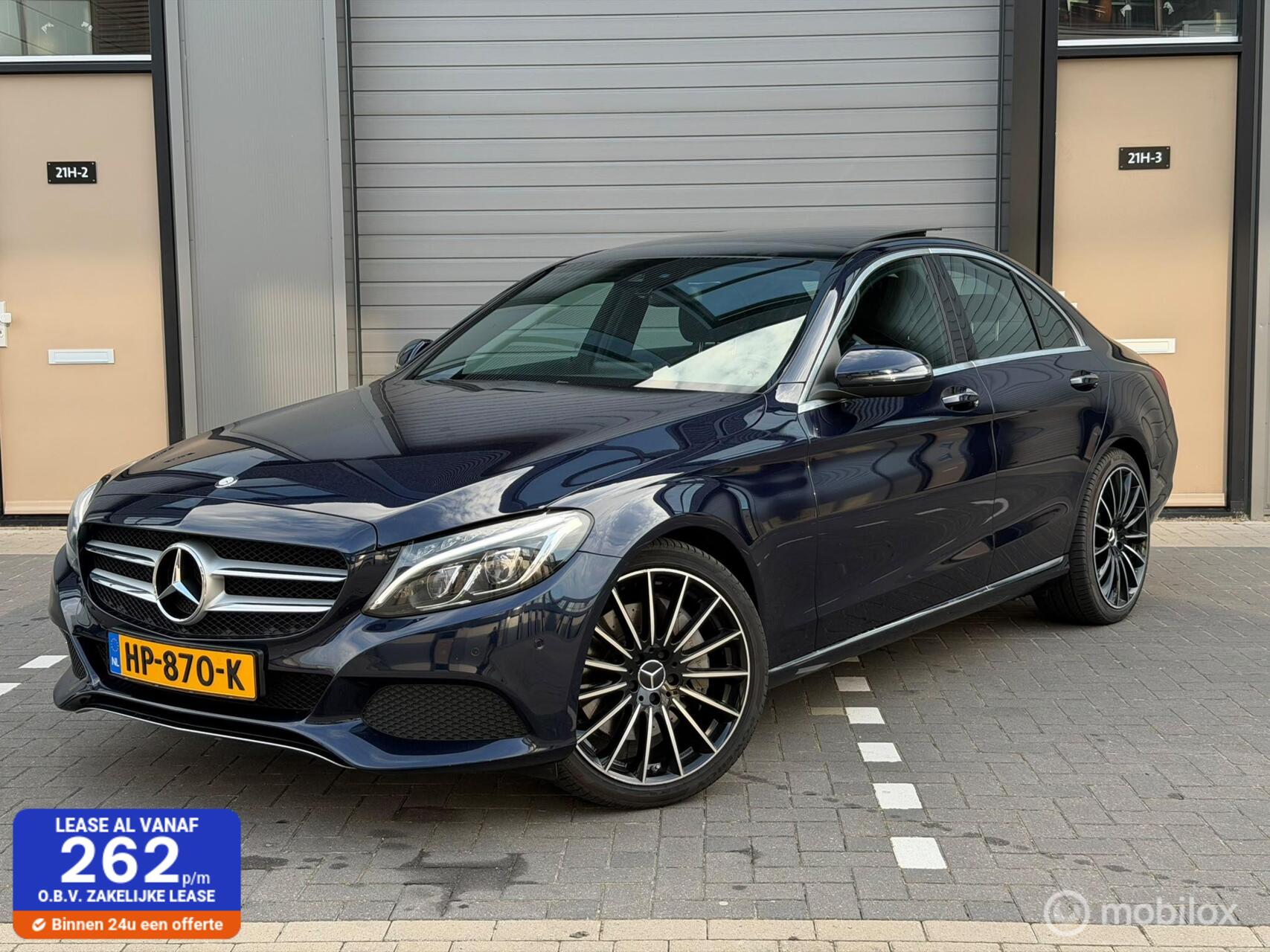 Mercedes-Benz C 350 E 350e Lease Edition / Pano / Memory / Key / 2015 - voorkant