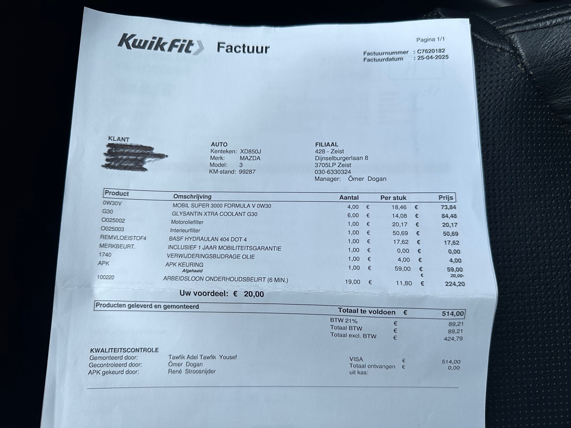 Foto van Mazda Mazda3