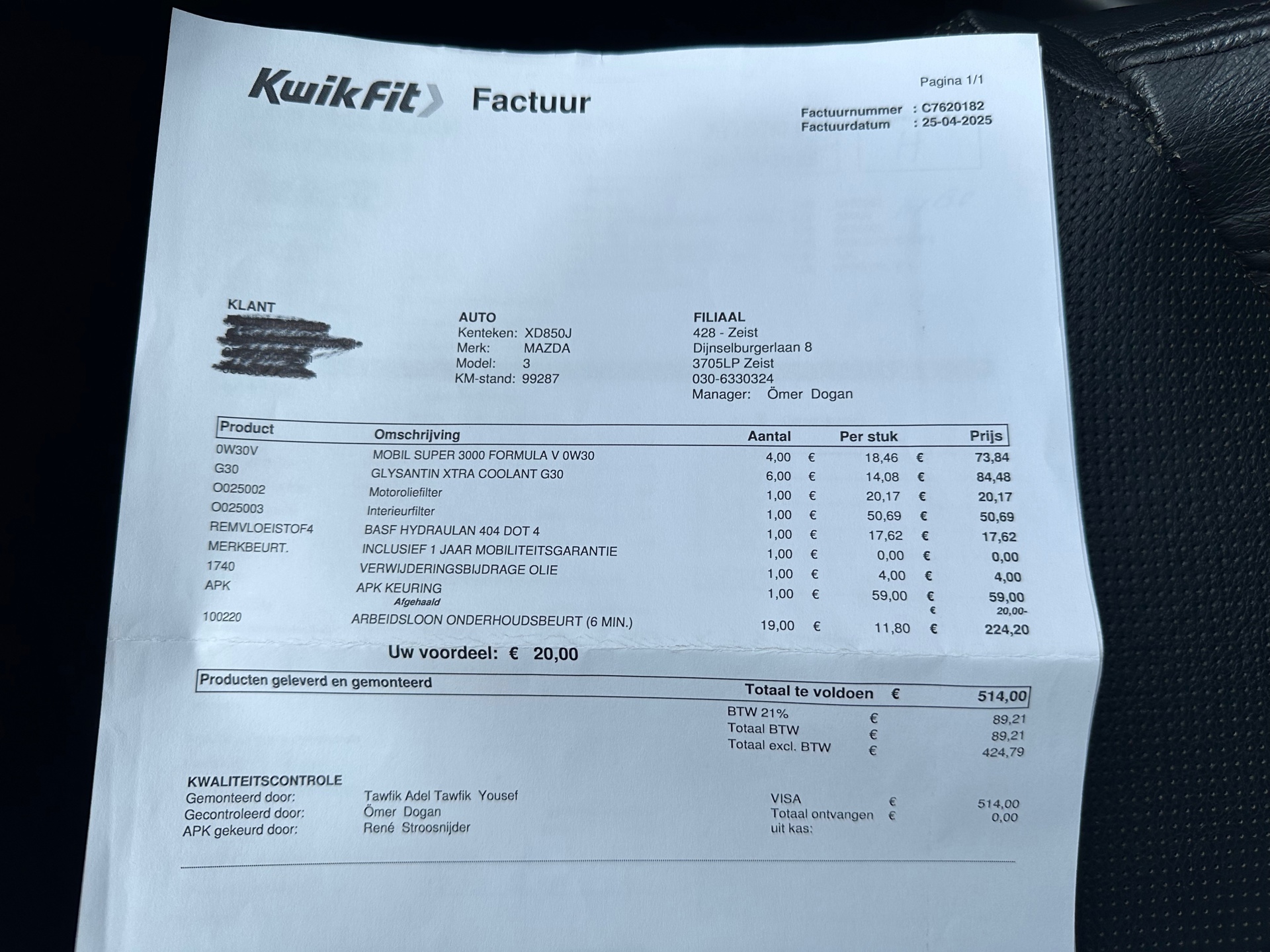 Foto van Mazda Mazda3
