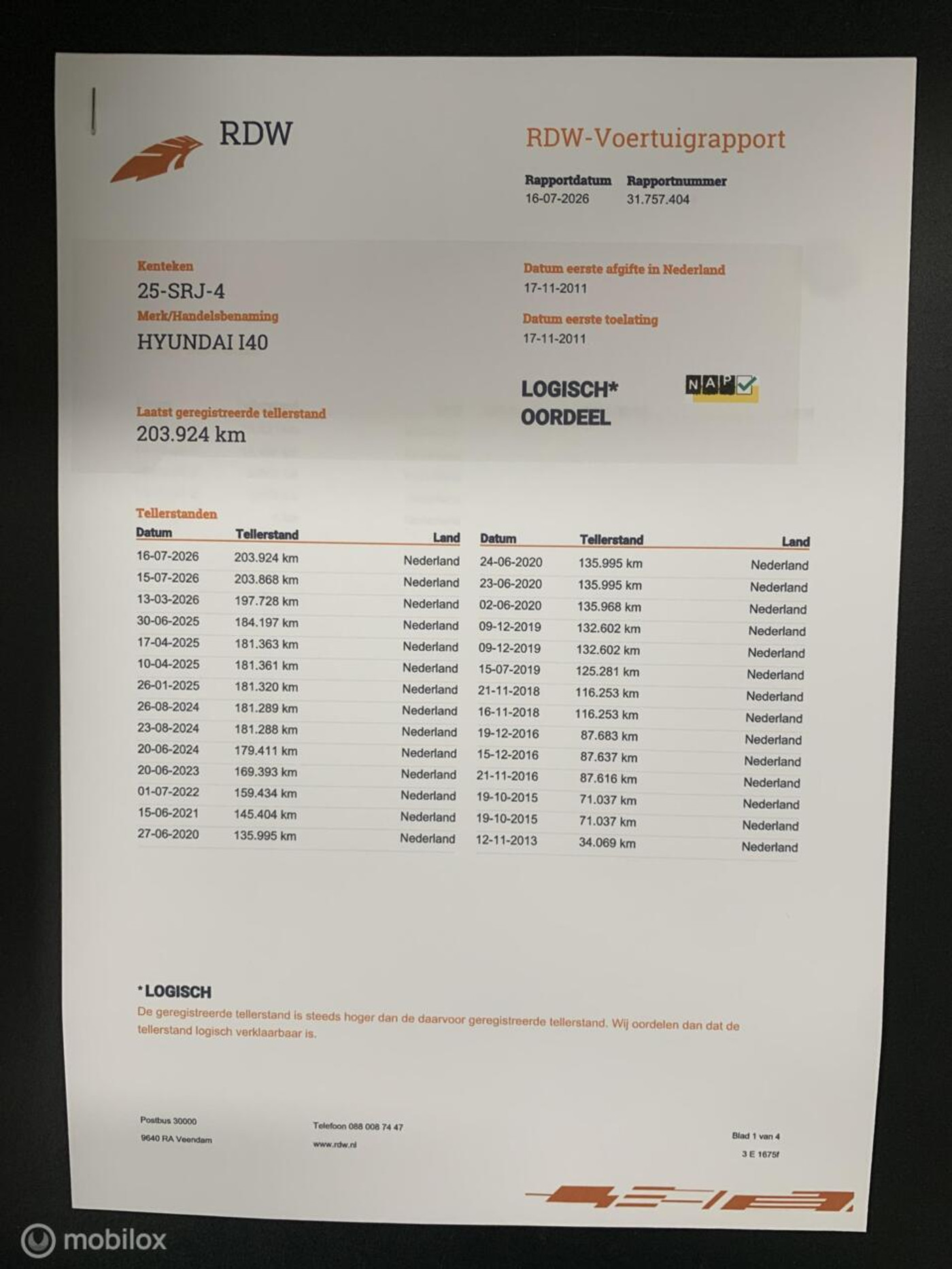Foto van Hyundai I40