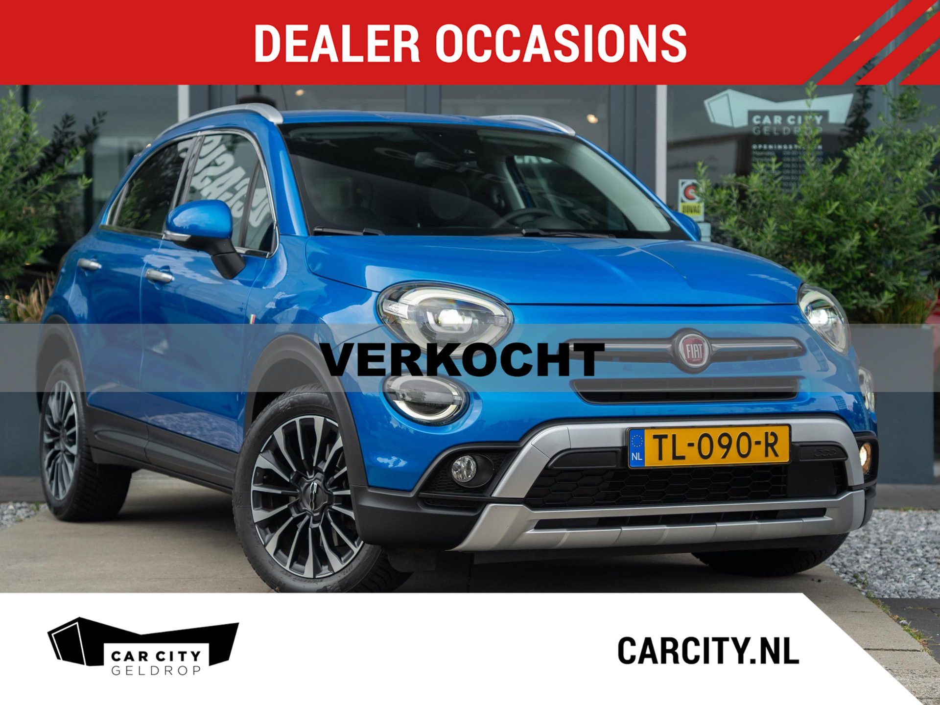 Fiat Fiat 500x 1.0 GSE City Cross / Keyless / LED koplampen / Cruise / Carplay / NL auto 2018 - voorkant