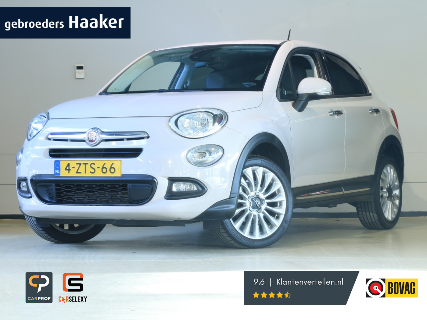 Fiat Fiat 500x 1.4 140pk Opening Edition* 12 mnd BOVAG garantie * RIJKLAARPRIJS 2015 - voorkant