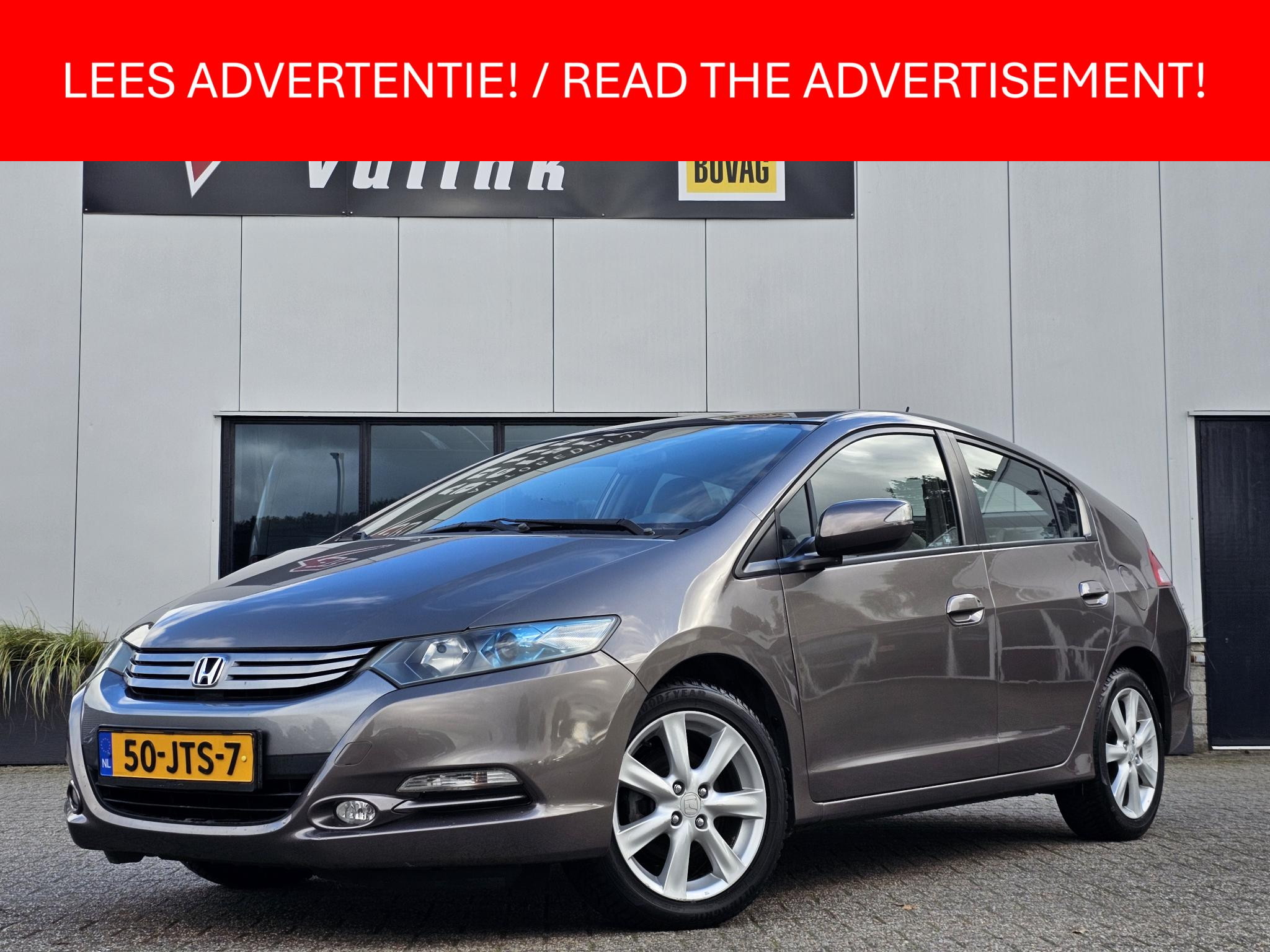 Honda Insight LEES ADVERTENTIE!! KOPPELING NIET GOED 2009 - voorkant