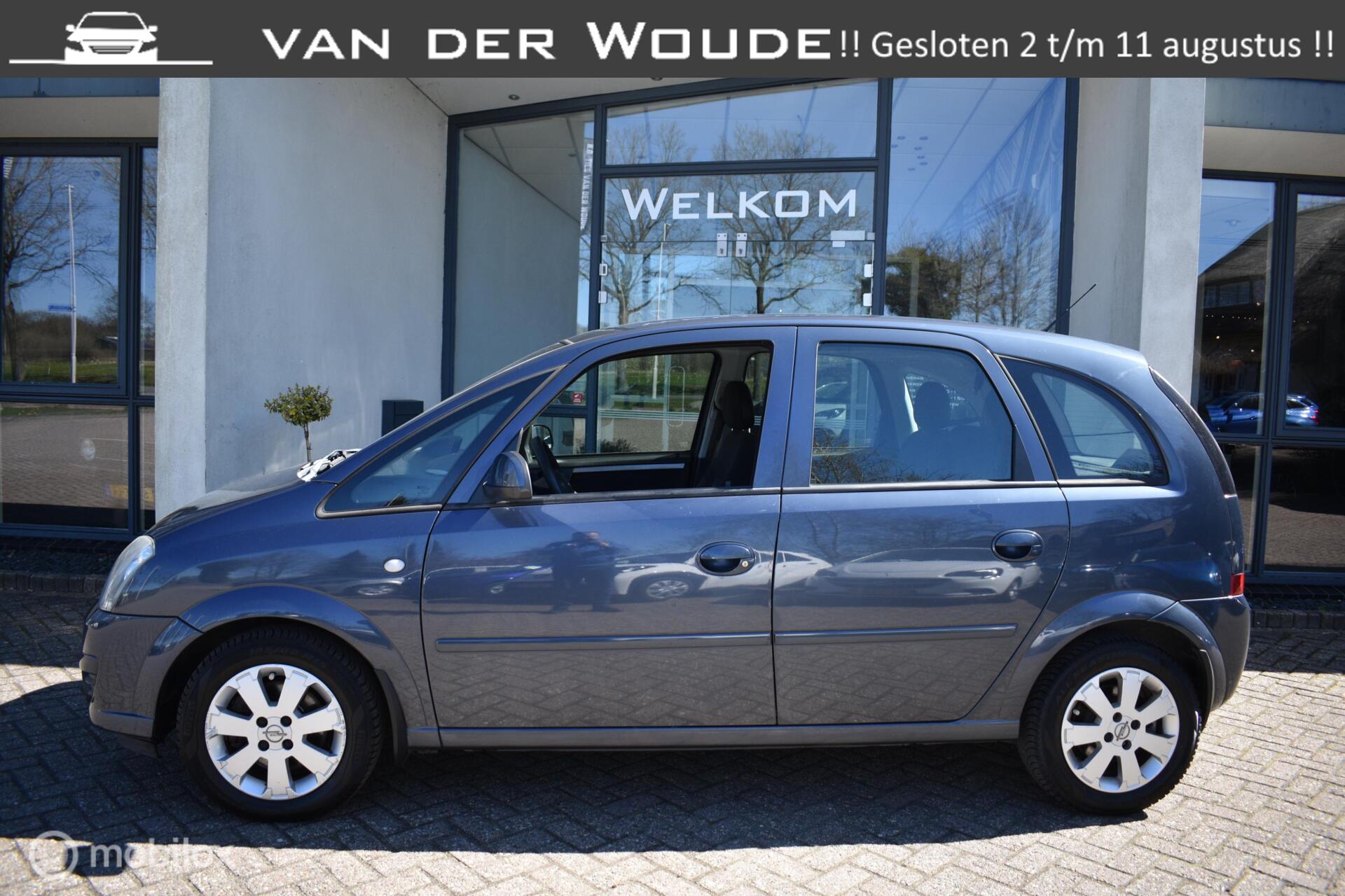 Opel Meriva-a 1.6-16V Cosmo '07|Automaat|Clima|Cruise|T.haak! 2007 - voorkant