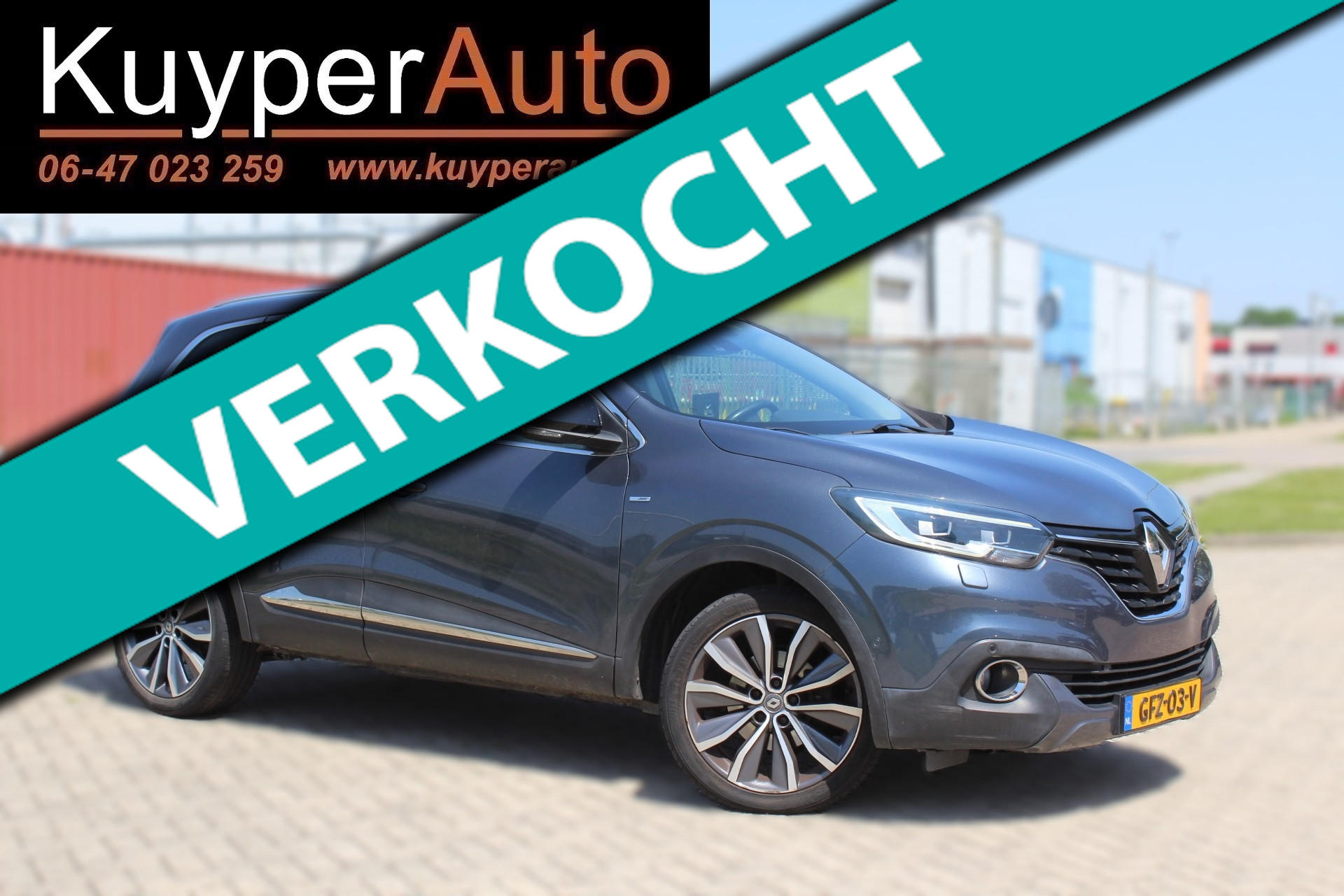 Renault Kadjar 1.2 TCe Bose VOL OPTIES TREKHAAK  rijklaar prijs 2015 - voorkant