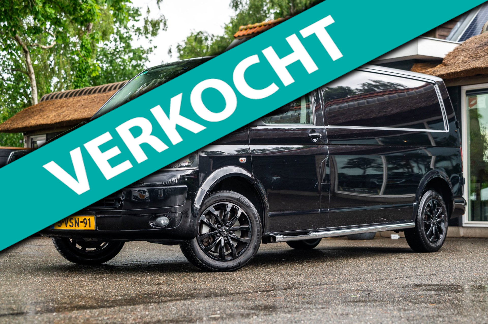 Volkswagen Transporter 2.0 TDI L2H1 Trendline Marge I Trekhaak I 3 Zits I Airco I Cruise I 17 Inch I Sidebars I NAP I PDC 2012 - voorkant