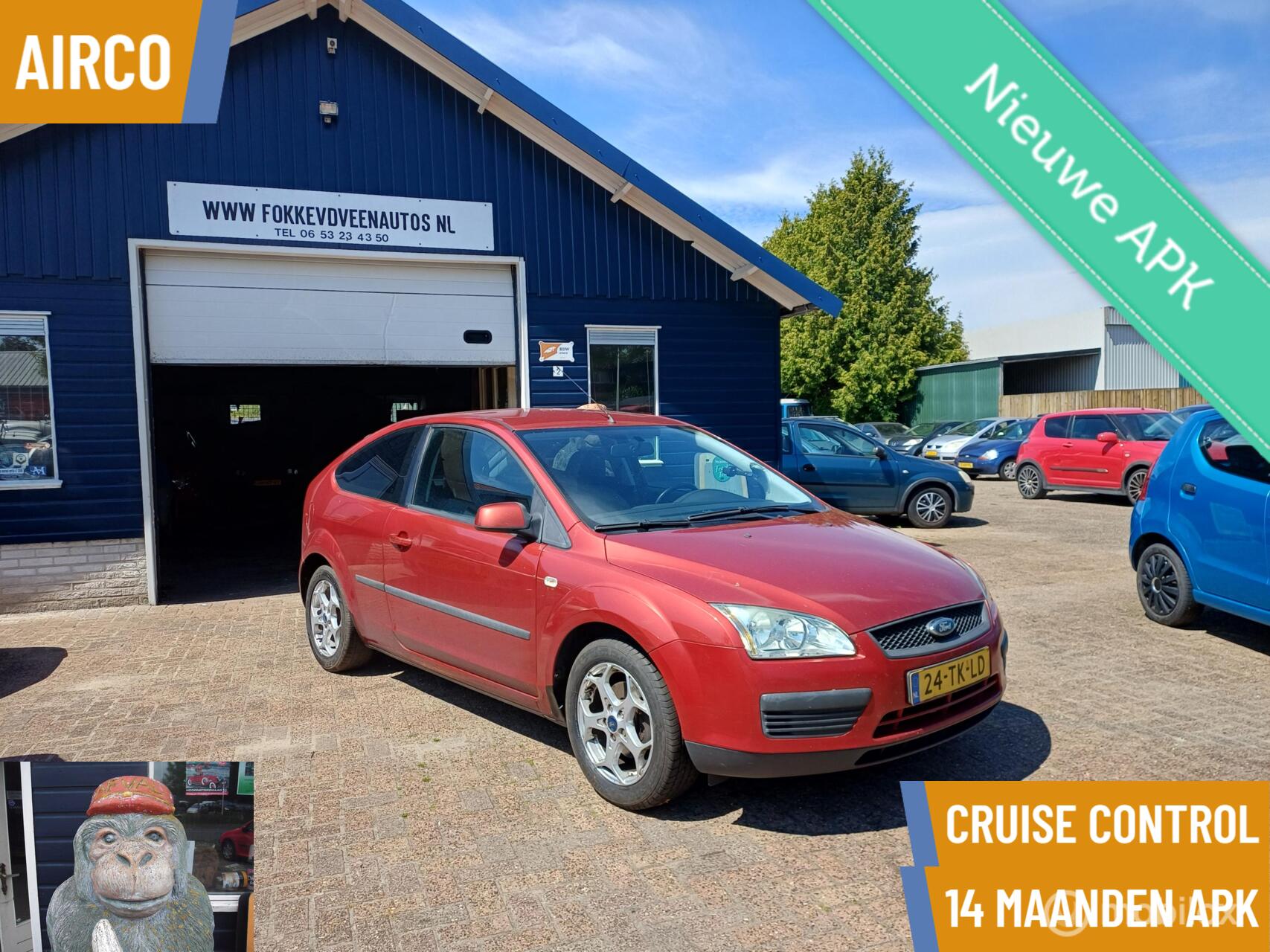 Ford Focus 1.4-16V Ambiente Garantie, alle inruil mogelijk 2006 - voorkant