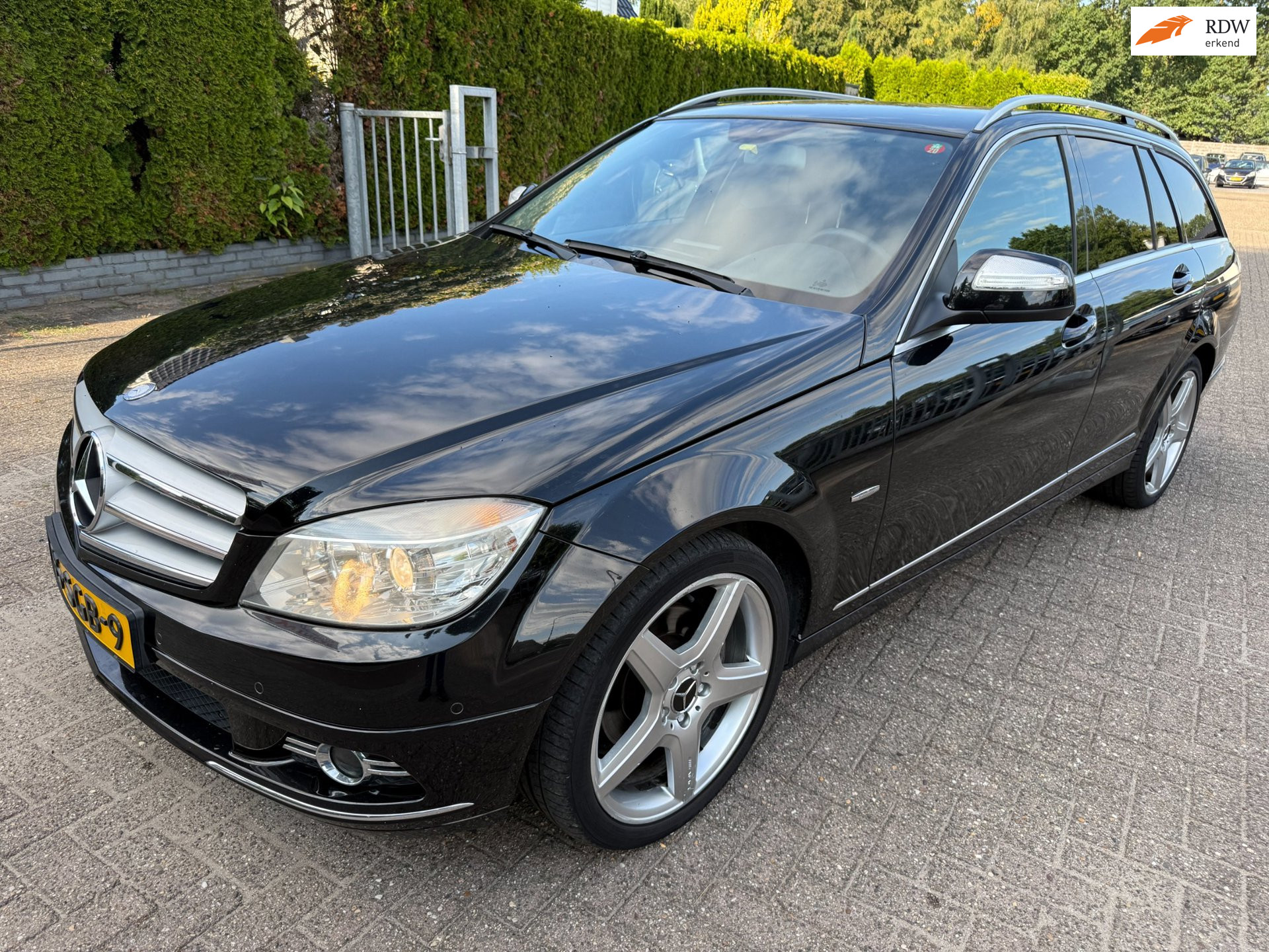 Mercedes-Benz C 200 Kompressor 200 K Business Class Avantgarde ECC LEDER NAVI COMAND TR.HAAK LMV 18" 2008 - voorkant