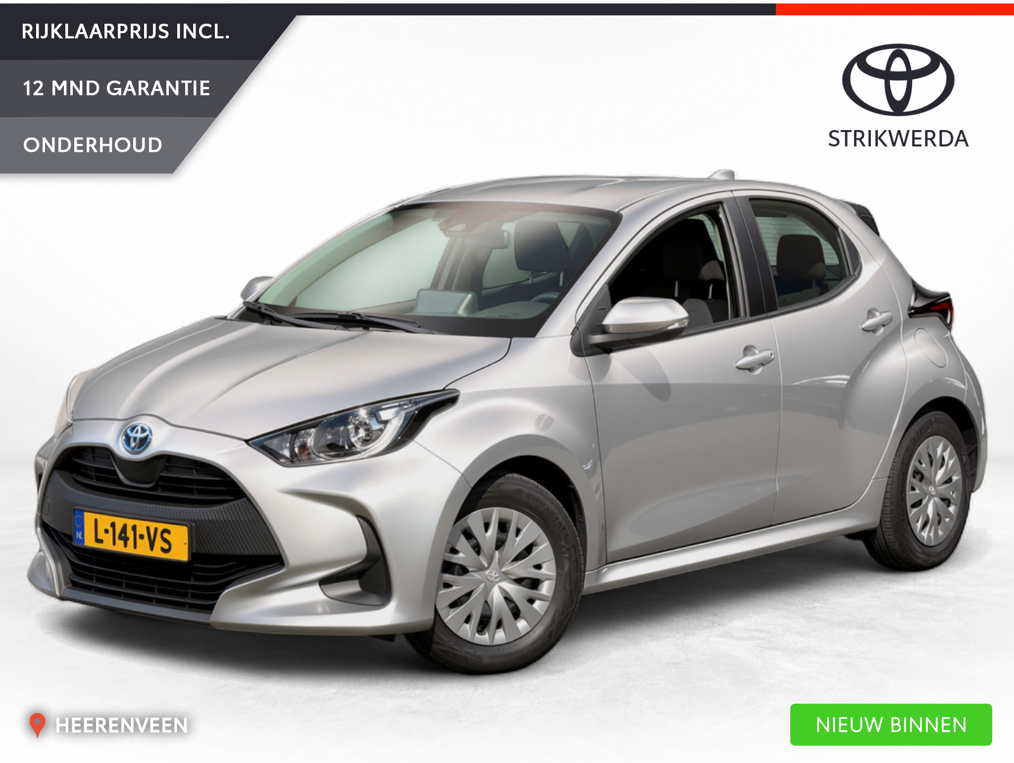 Toyota Toyota Yaris 1.5 Hybrid Active 2021 - voorkant