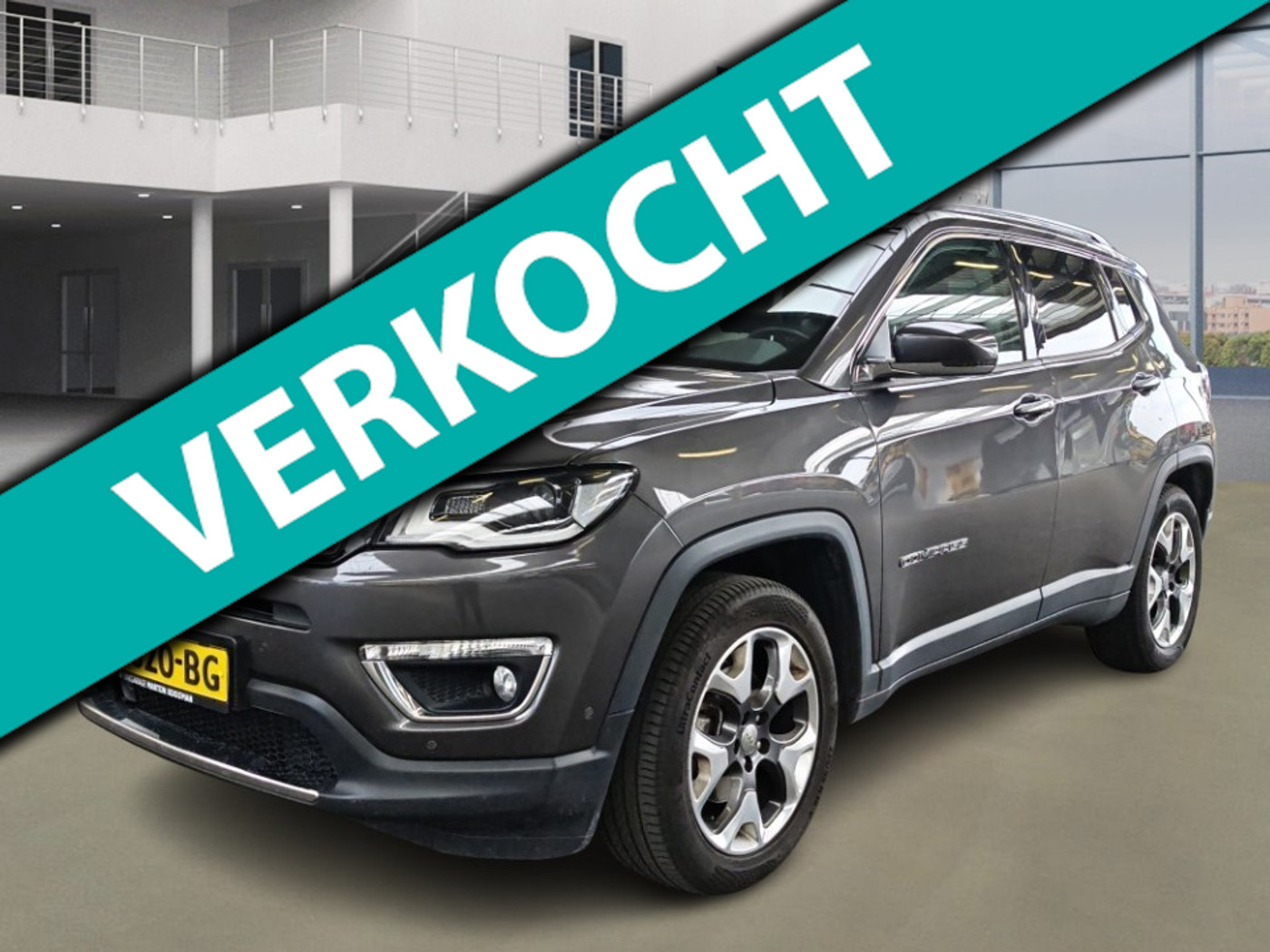 Jeep Compass 1.4 MultiAir Limited Full Options +NAP NL-auto 2019 - voorkant