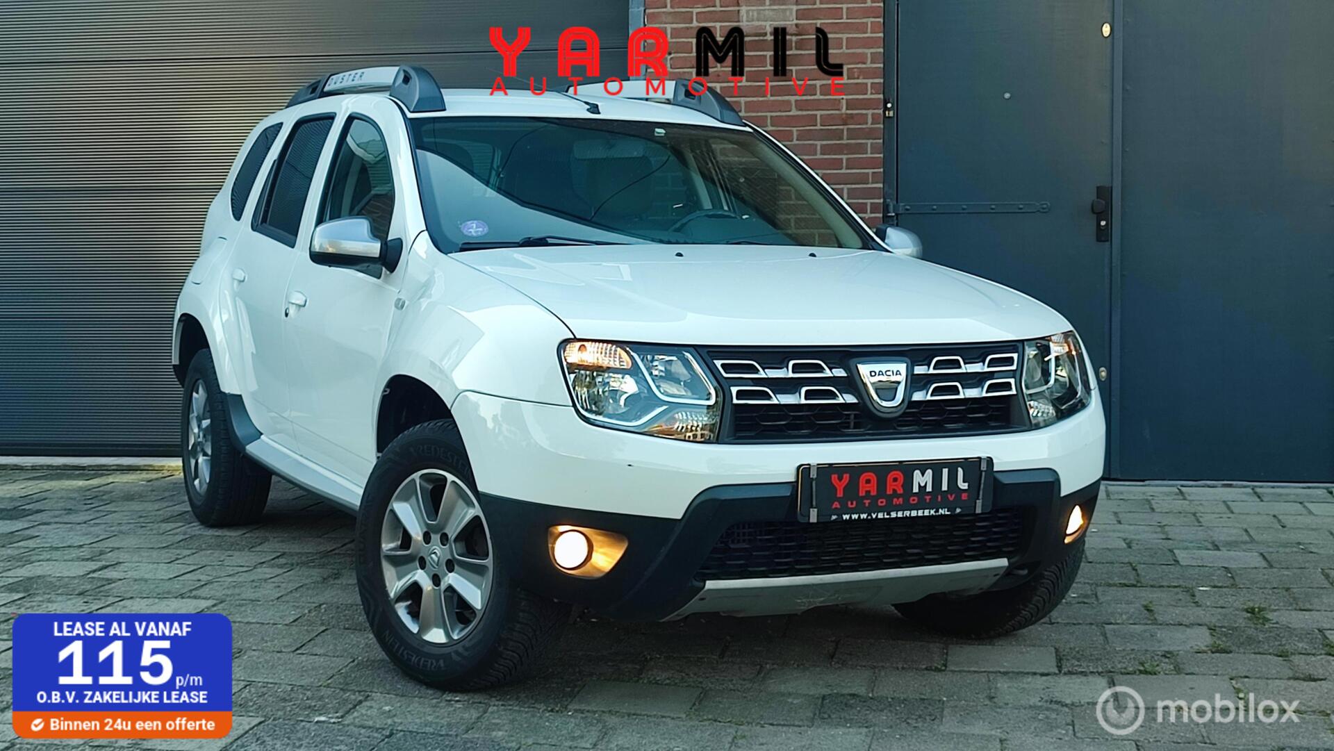 Dacia Duster 1.2 TCe 4x2 Prestige TREKHAAK AIRCO LEDEREN BEKLEDING 2016 - voorkant