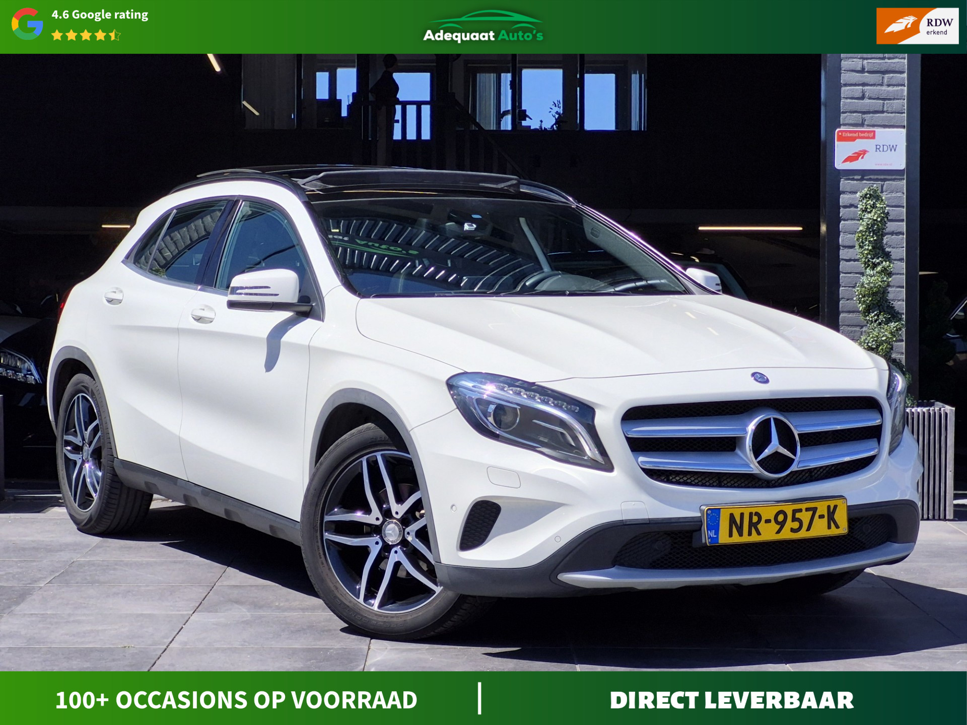 Mercedes-Benz Gla 180 D 180 d|2e eig|NAP|PANO|Cruise|NAVI 2017 - voorkant