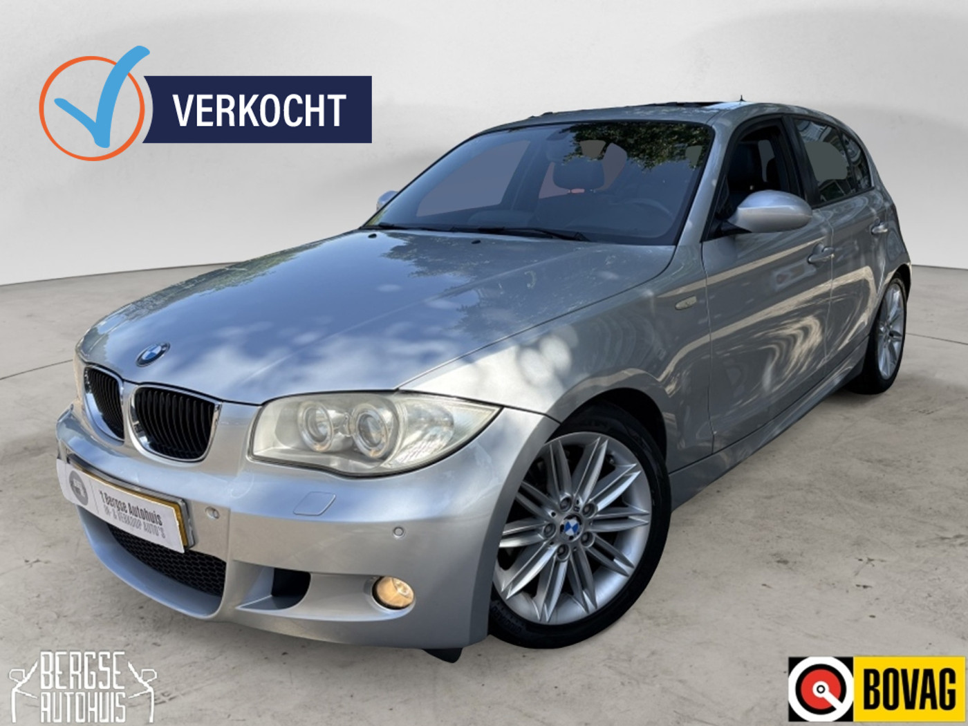 BMW 1er Reihe 120i High Executive M-Pakket Schuifdak Xenon 2006 - voorkant