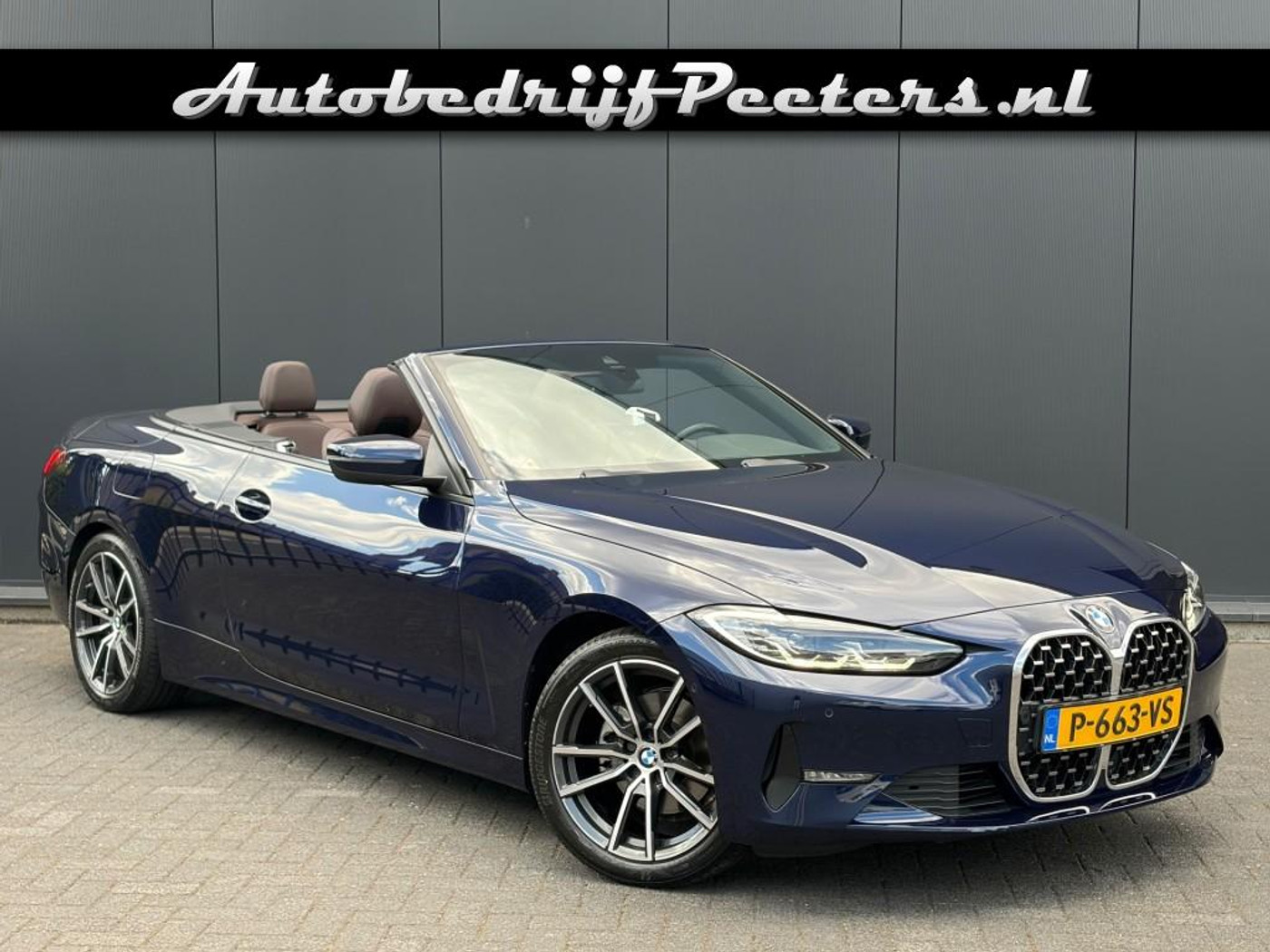 BMW 420i Cabrio 420i 1e eigenaar NL-auto LED Nekverwarming Memory 2022 - voorkant