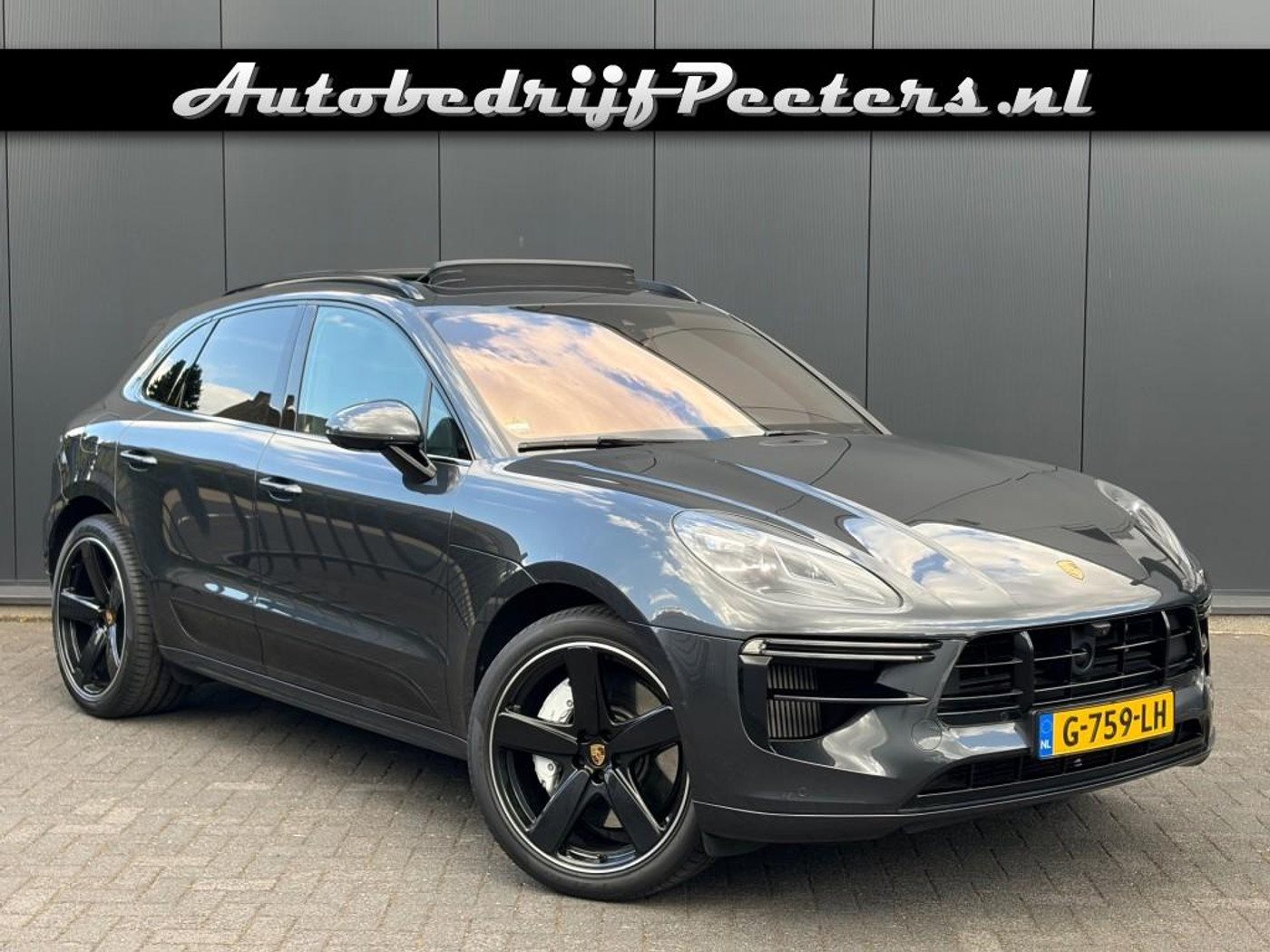 Porsche Macan Turbo 2.9 Turbo 441pk Pano ACC Camera 18v-Comf.stoel Luchtvering NL-auto 2019 - voorkant