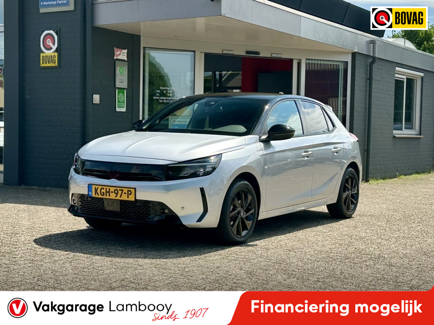 Opel Corsa 1.2 Turbo Hybrid GS Adaptive-cruise Camera Stoelverwarming Navi 2025 - voorkant