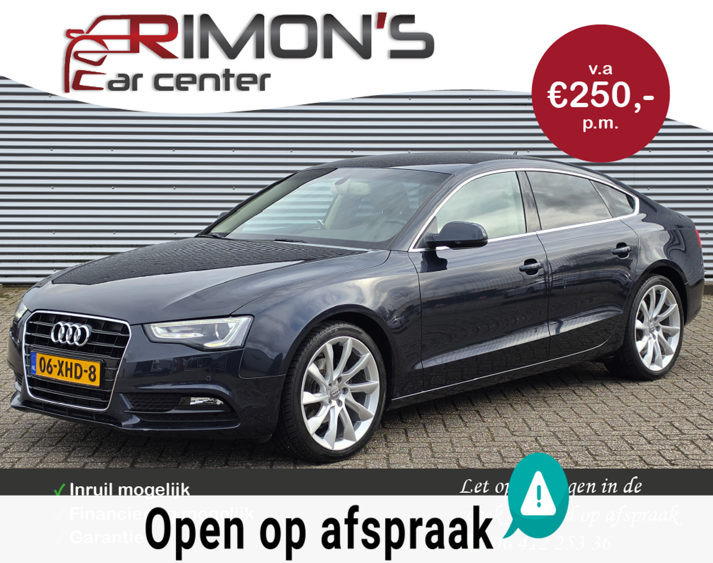 Audi A5 Sportback 1.8 TFSI Pro Line Automaat Leder Navi 2012 - voorkant