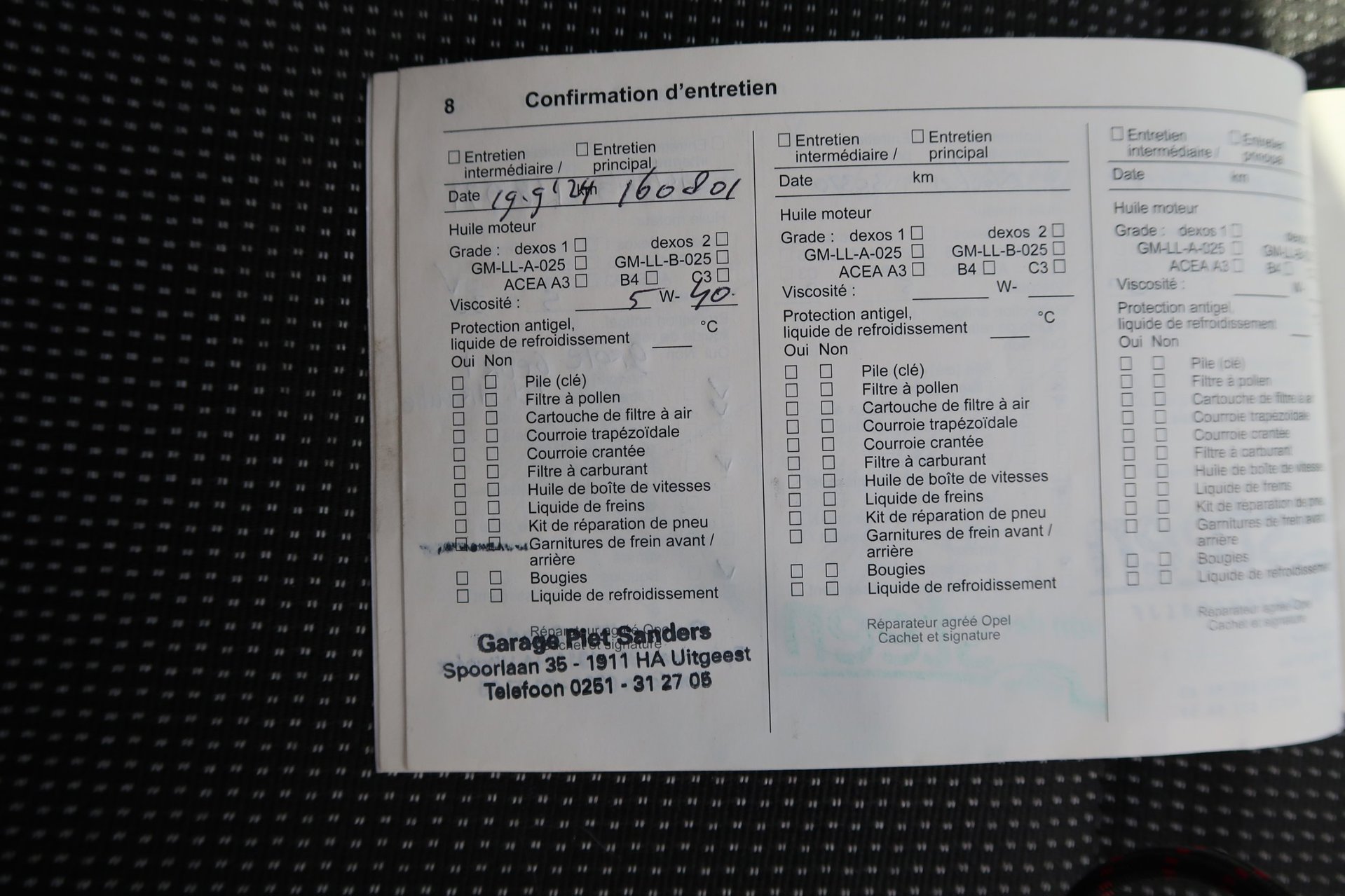 Foto van Opel Zafira