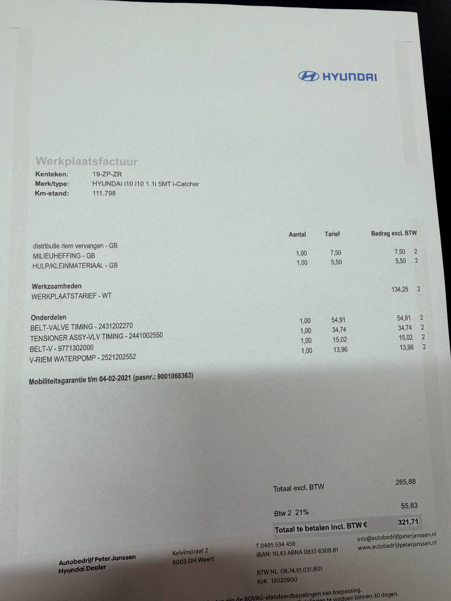 Foto van Hyundai I 10