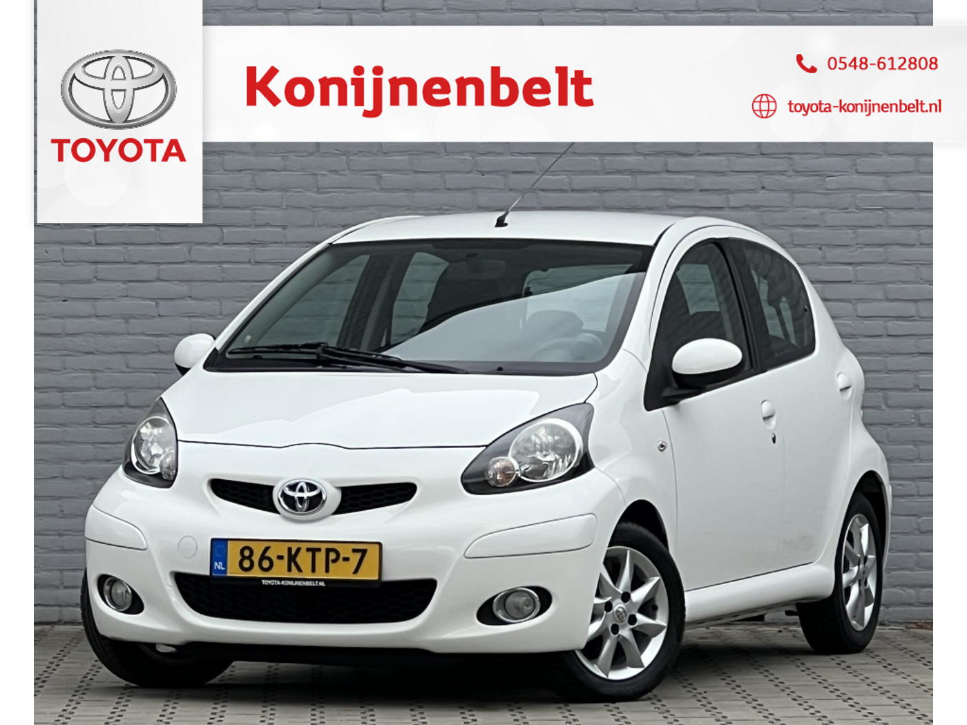 Toyota Toyota Aygo 1.0-12V Comfort 5-deurs | NL auto | Airco | LM velgen 2010 - voorkant