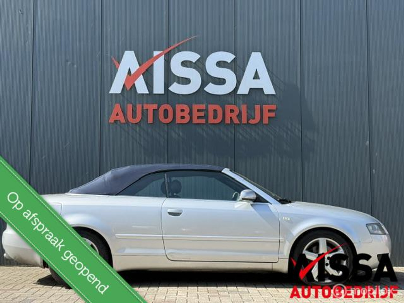 Audi Audi A4 Cabriolet 3.0 V6 quattro Pro Line LPG G3-Benzine (AUTOMAAT) Leder Clima Navi Cruise Stoelverwarming Elek-Stoelen  Xenon 2005 - voorkant