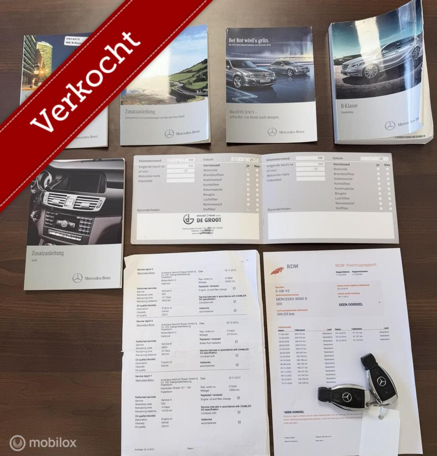 Foto van Mercedes-Benz B 200